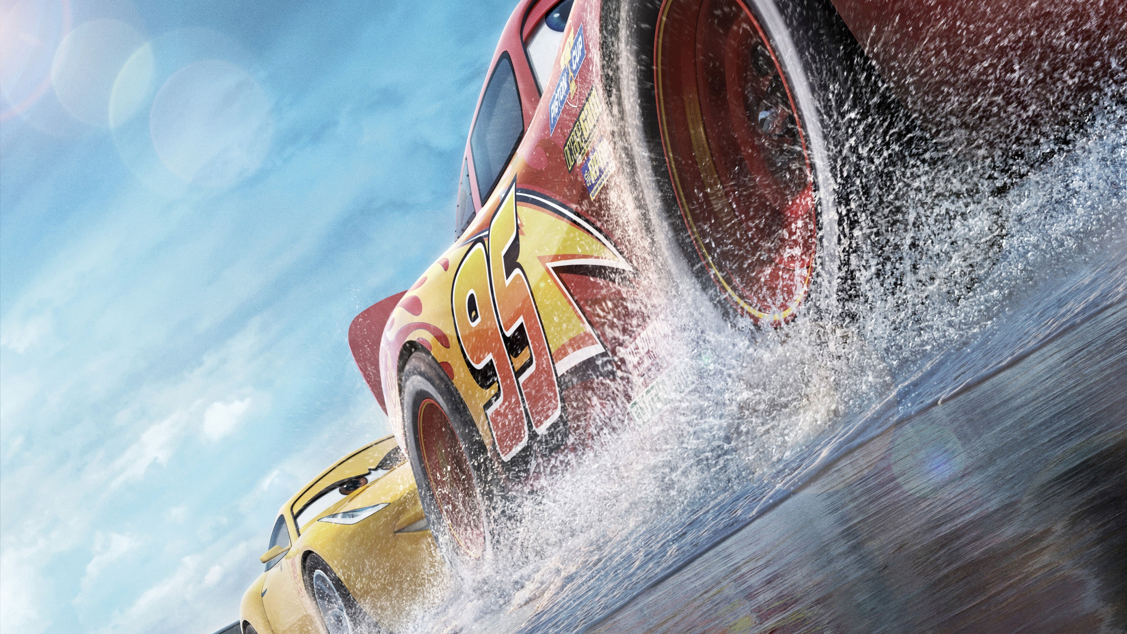 Lightning McQueen 95, Cars 3, 4k, 5k, poster