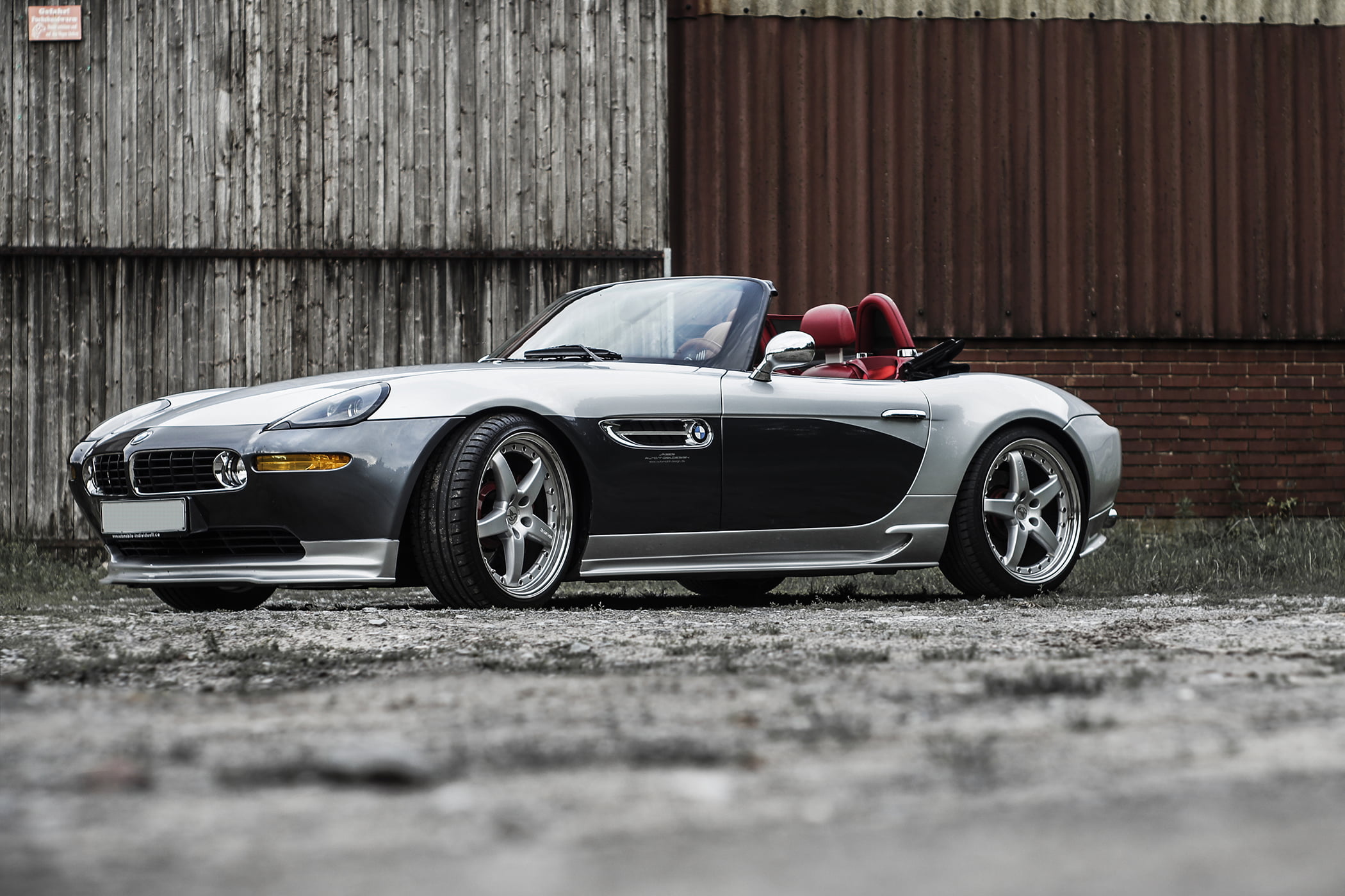 black and gray coupe convertible, bmw, z8, hamann, tuning, cabrio