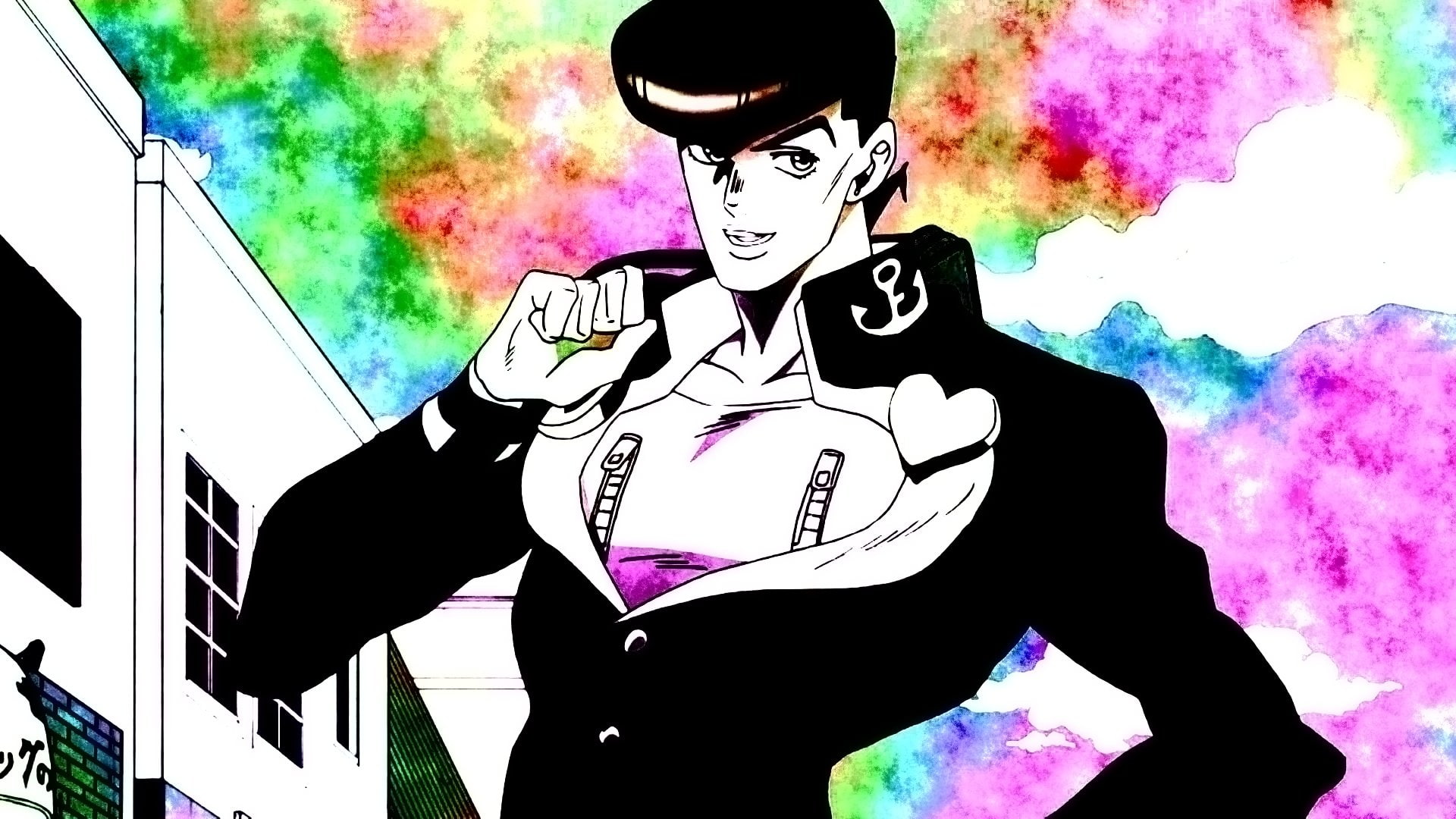 Anime, Jojo's Bizarre Adventure, Josuke Higashikata