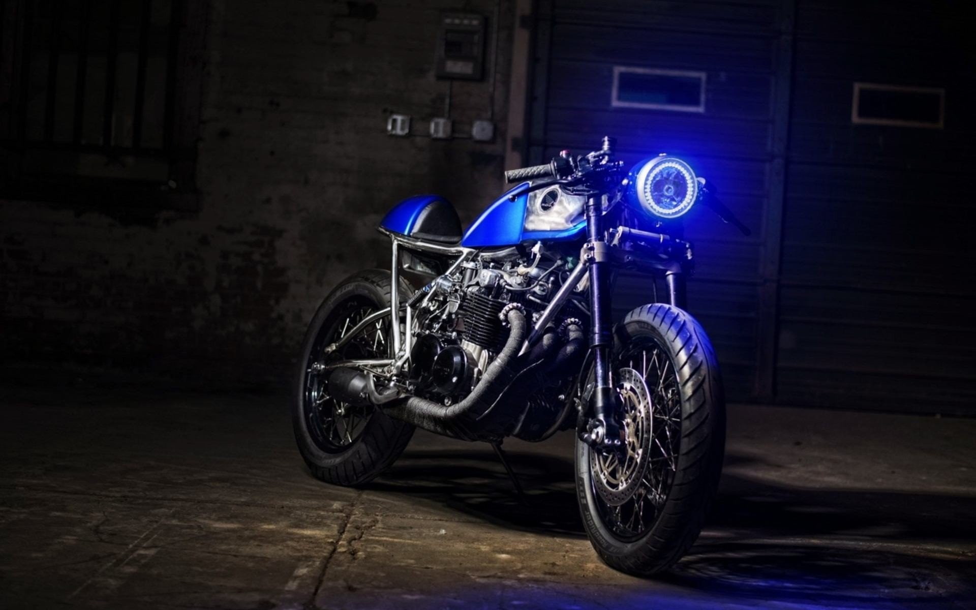 blue, Digital Lighting, Heavy bike, LED Headlight, photography