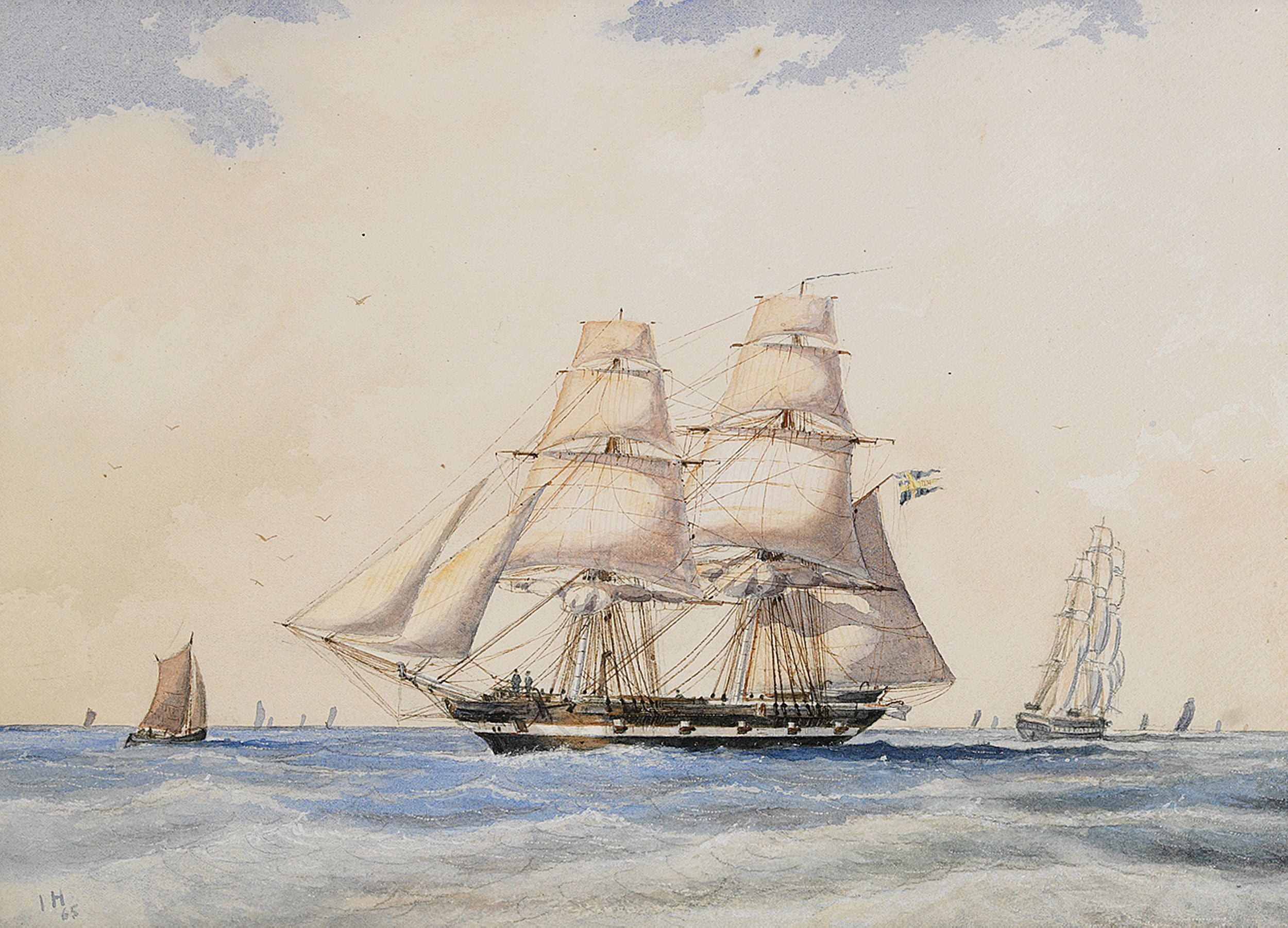 ships, sails, 1865, Jacob European Communities V United Kingdom