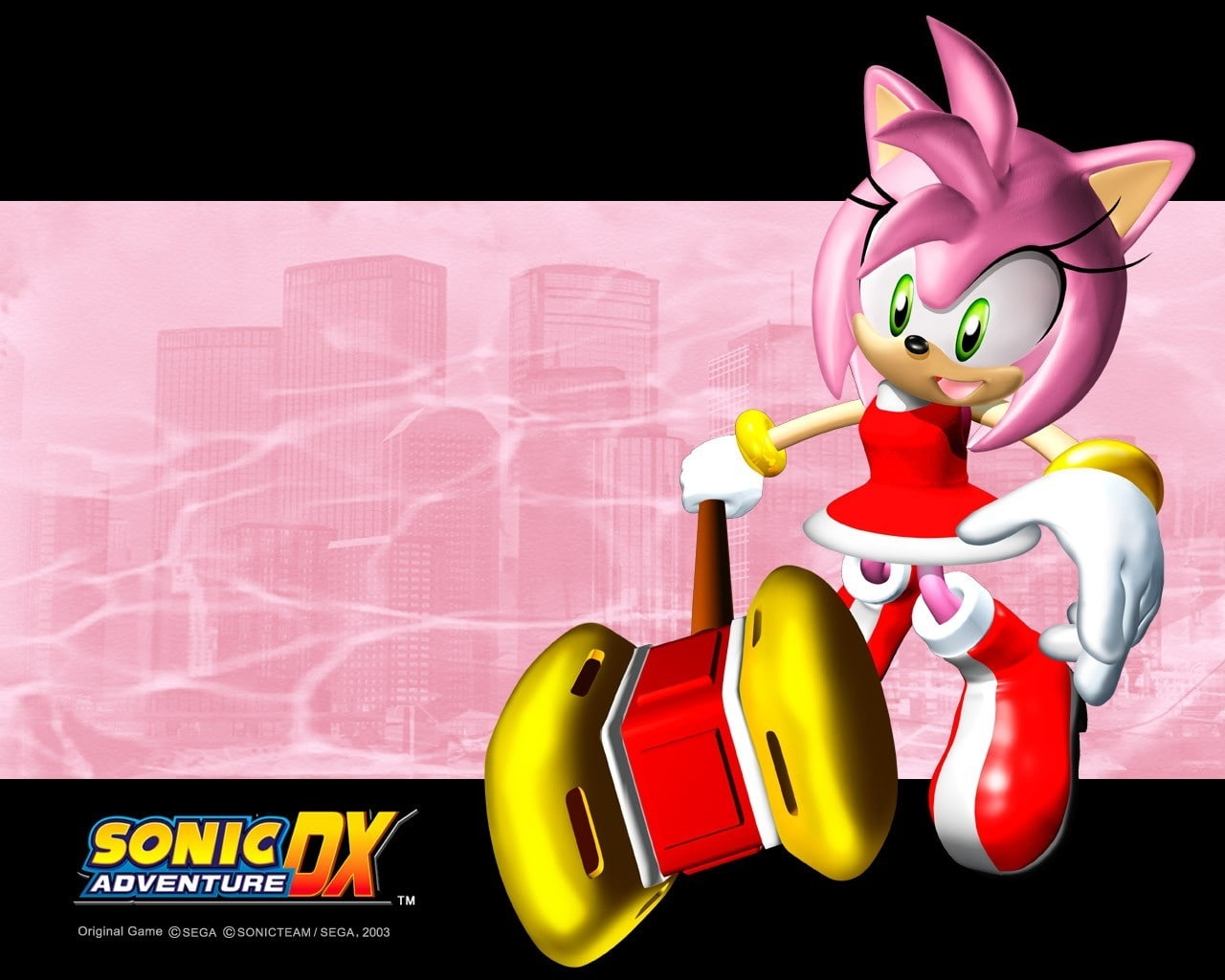 amy rose sonic 1280x1024  Video Games Sonic HD Art