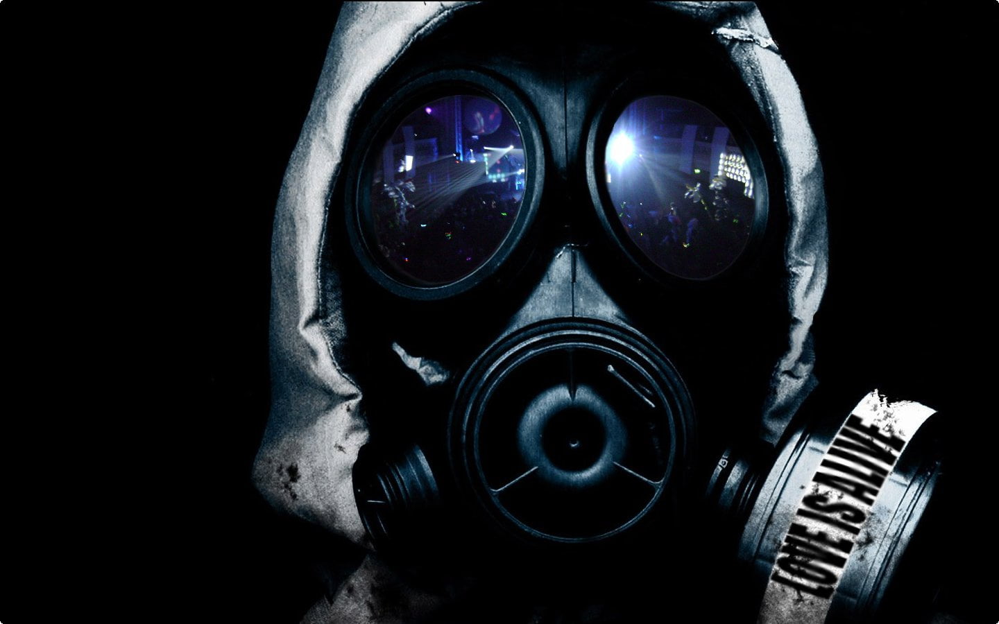 character wearing gas mask wallpaper, Military, close-up, technology