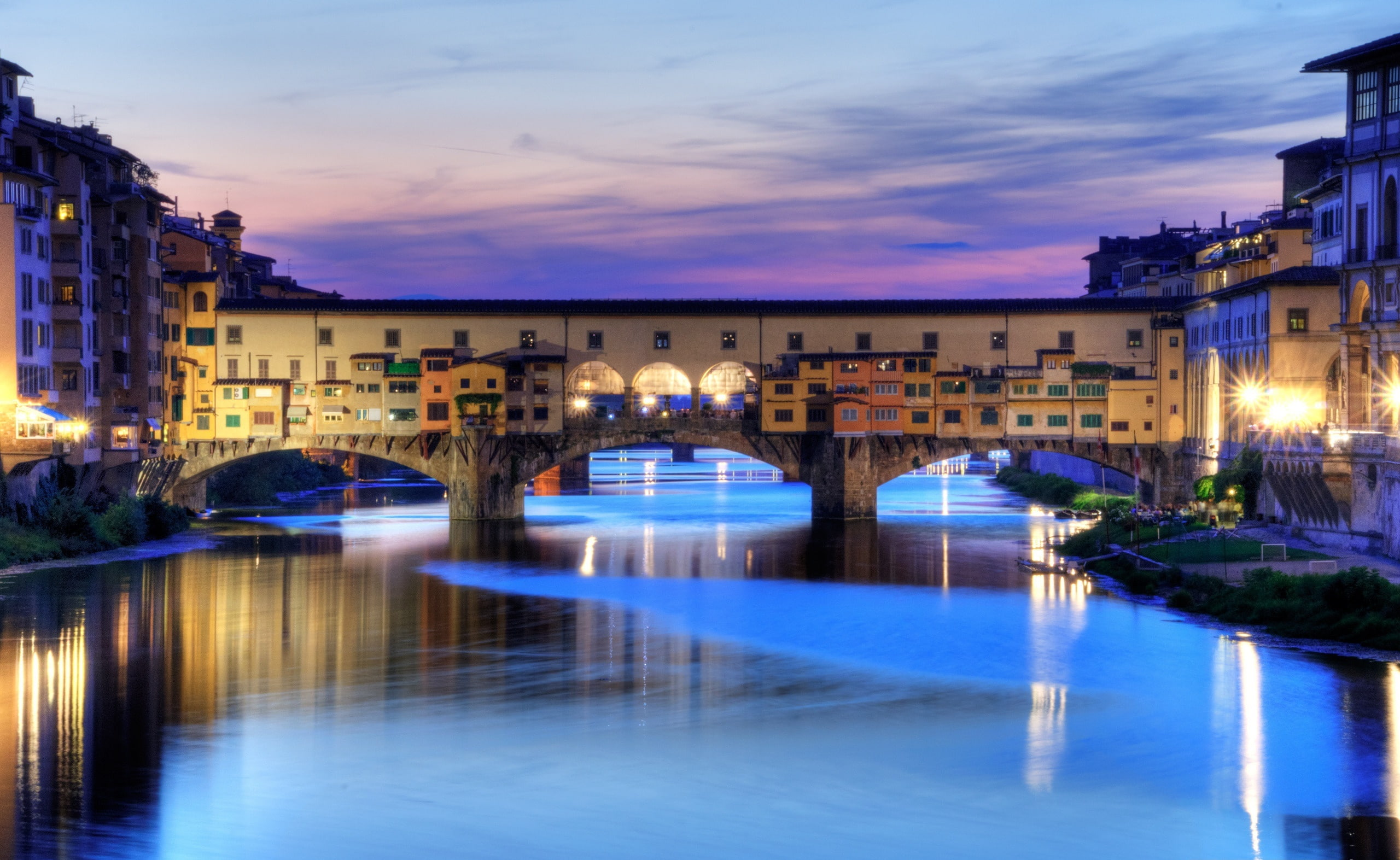 Ponte Vecchio Florence, City of Erfurt, Germany, Europe, Italy