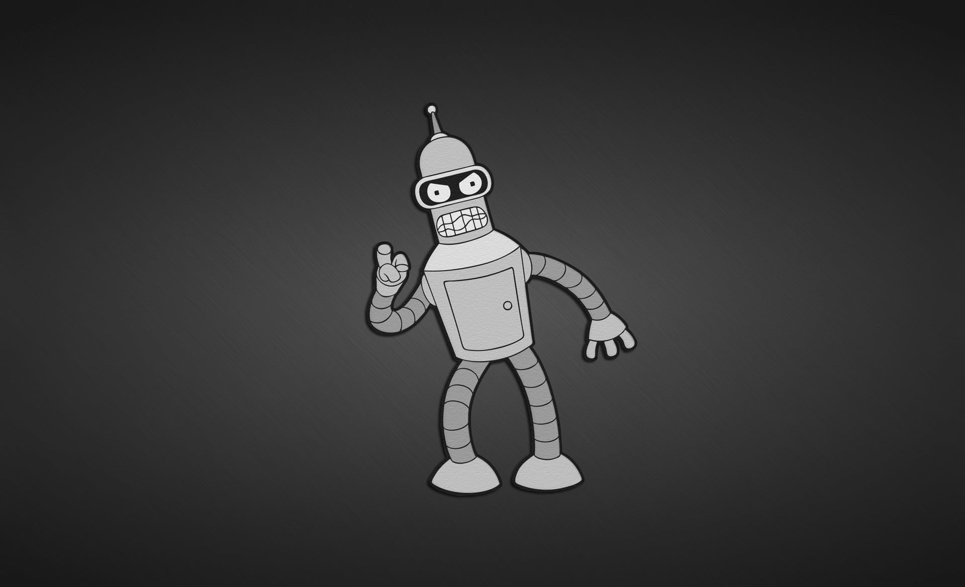 Futurama robot character, Bender, series., illustration, men