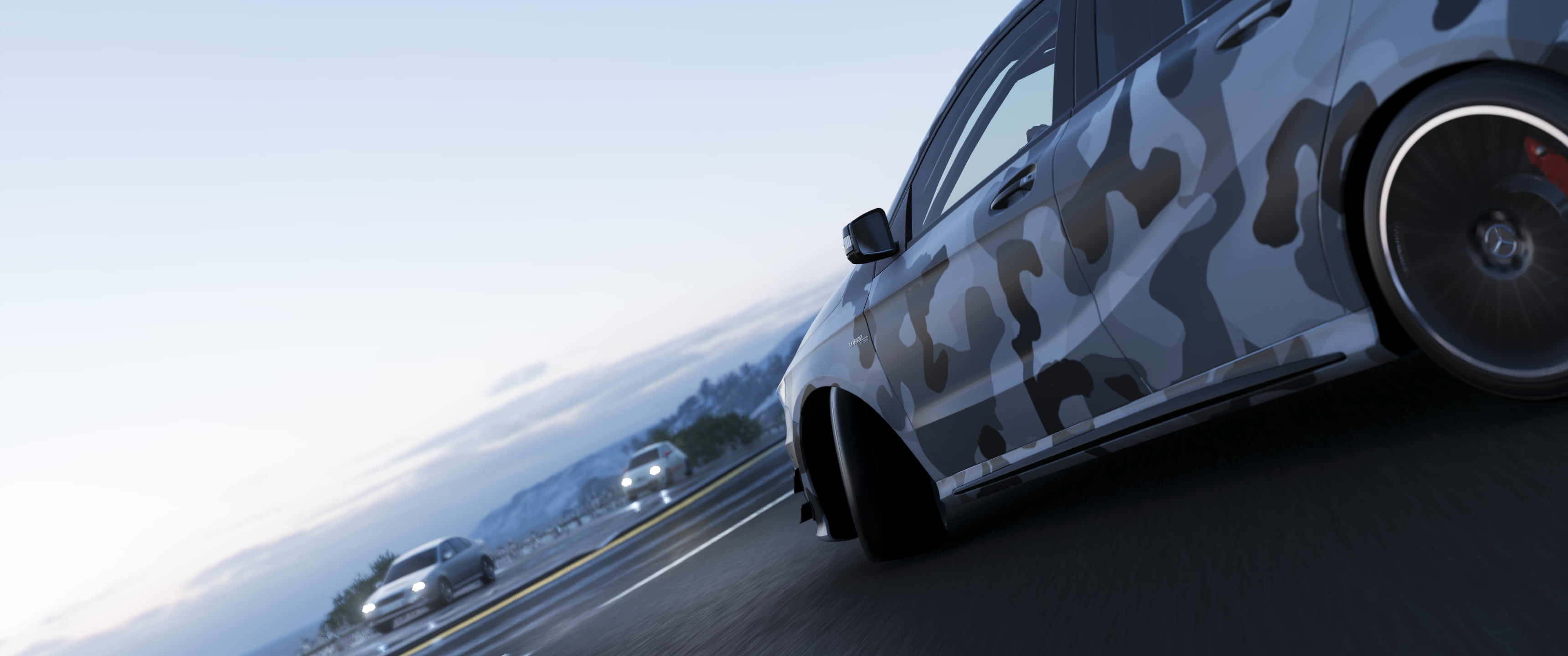 Forza Horizon 4, car, mercedes amg gt 63s, Mercedes C-25, Mustang (Car)