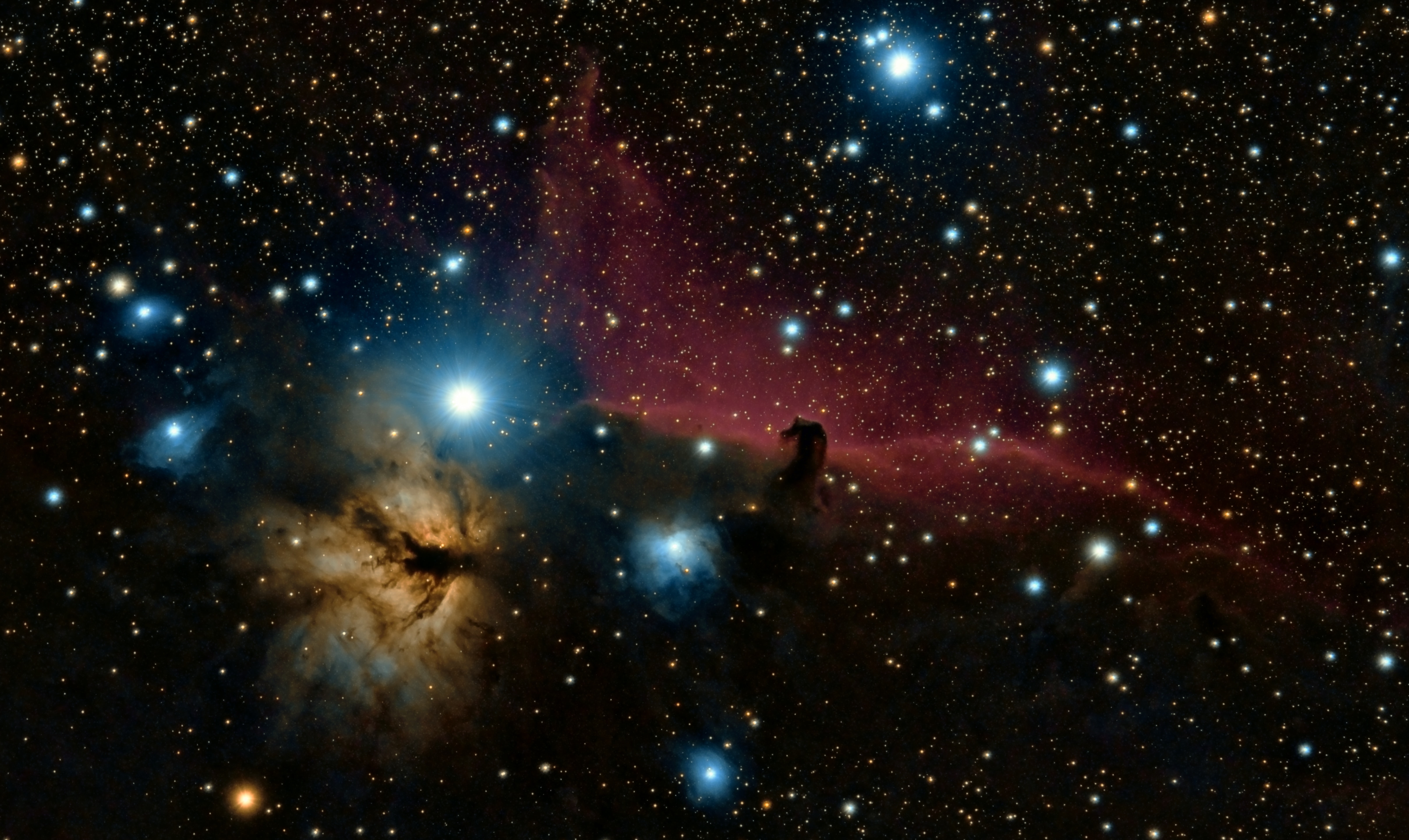 nebula, space, stars, universe