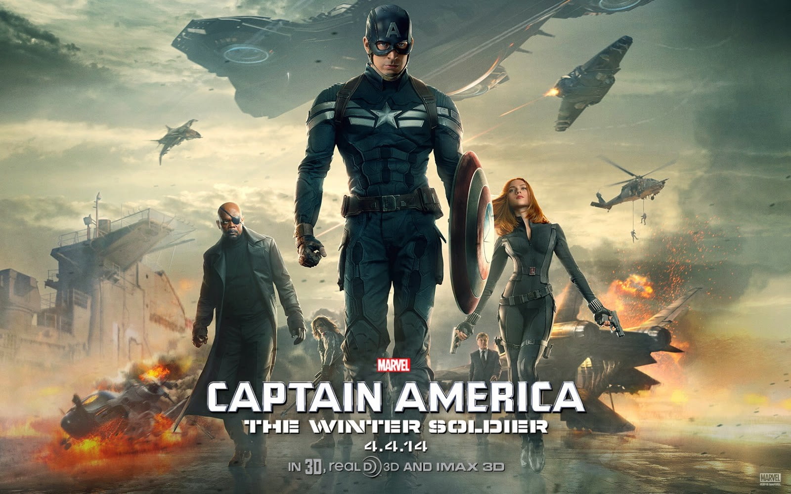 Marvel Captain America The Winter Soldier poster, Captain America: The Winter Soldier