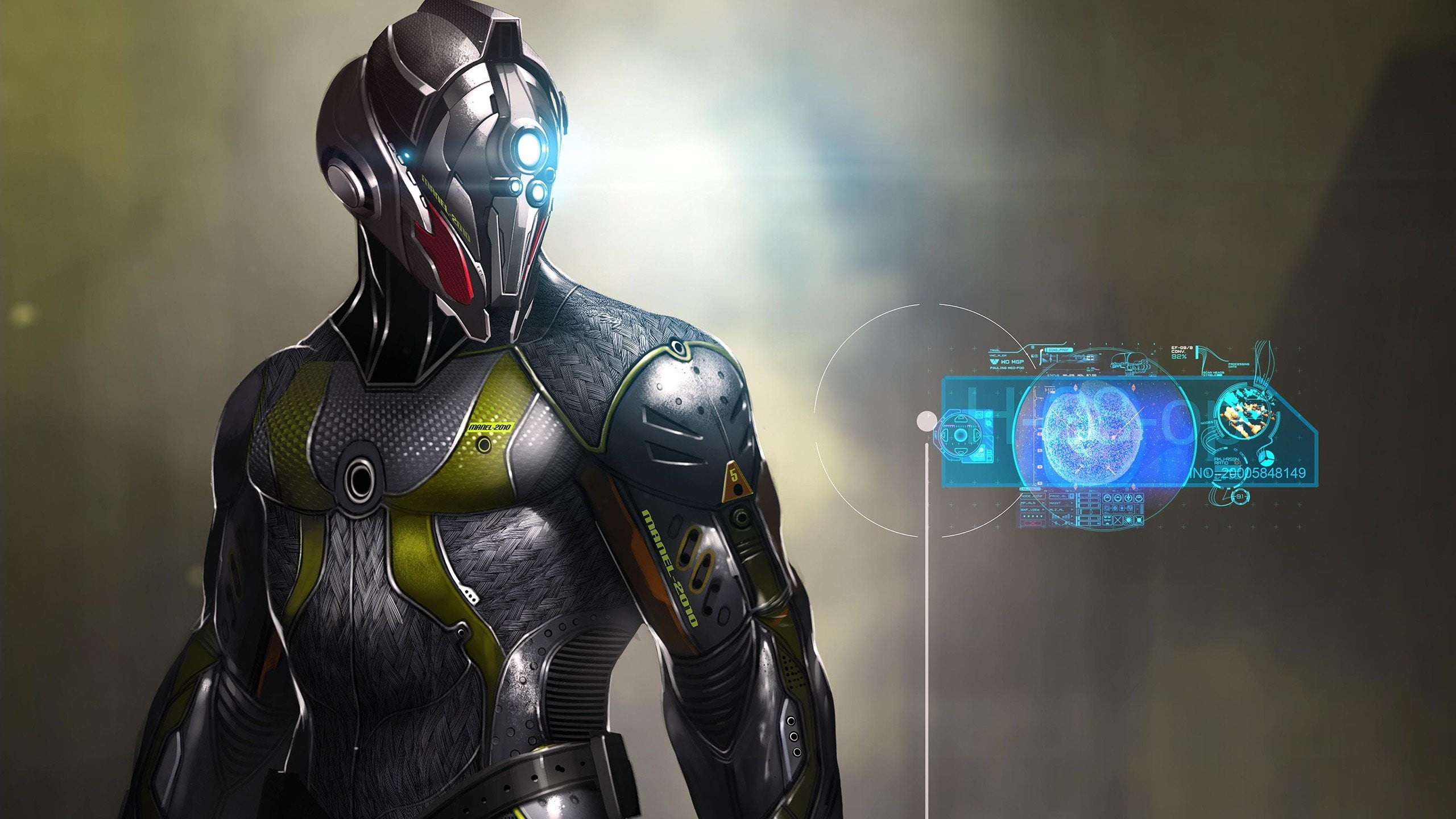 robot character action wallpaper, cyborg, human representation