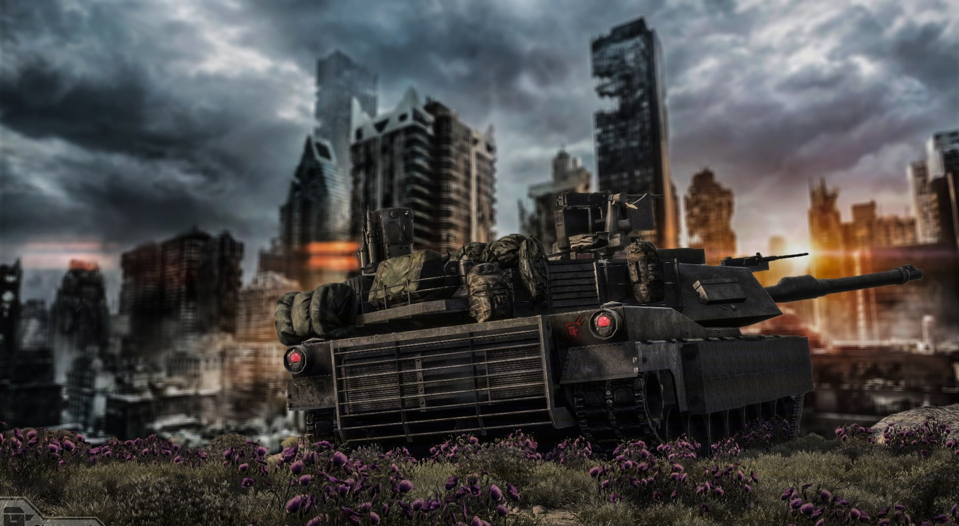 City of War, green battle tank, Army, soldiers, gtcinematic, m1 abrams