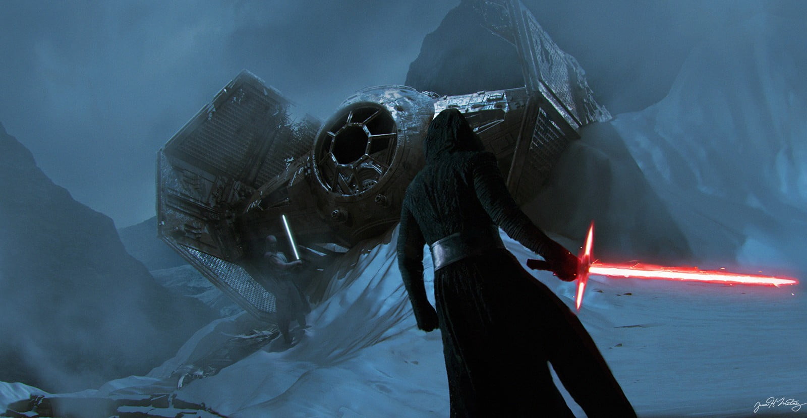 Star Wars Kylo ren wallpaper, Star Wars: The Force Awakens, smoke - physical structure