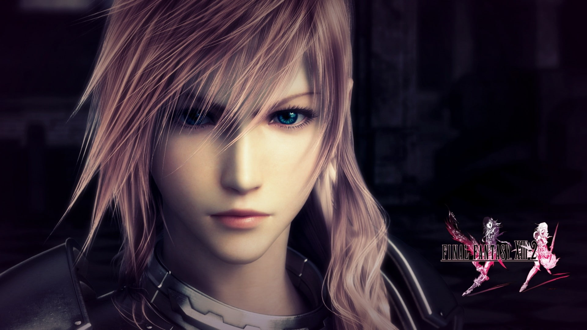 women, blue eyes, Final Fantasy XIII 2, Square Enix, video games
