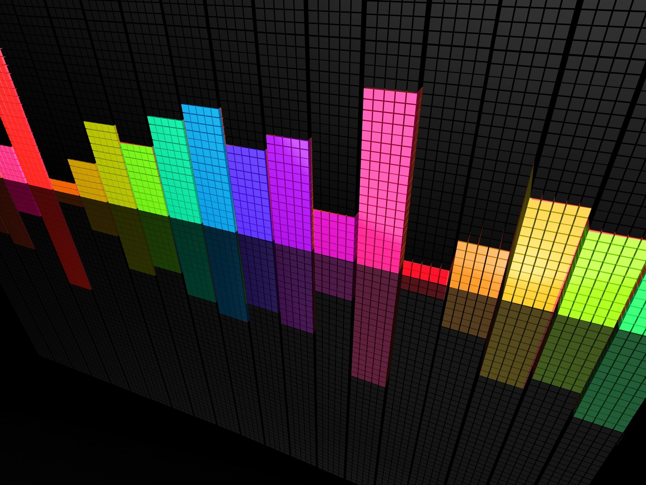 Abstraction, Equalizer, Multi-colored, Surface, multi colored