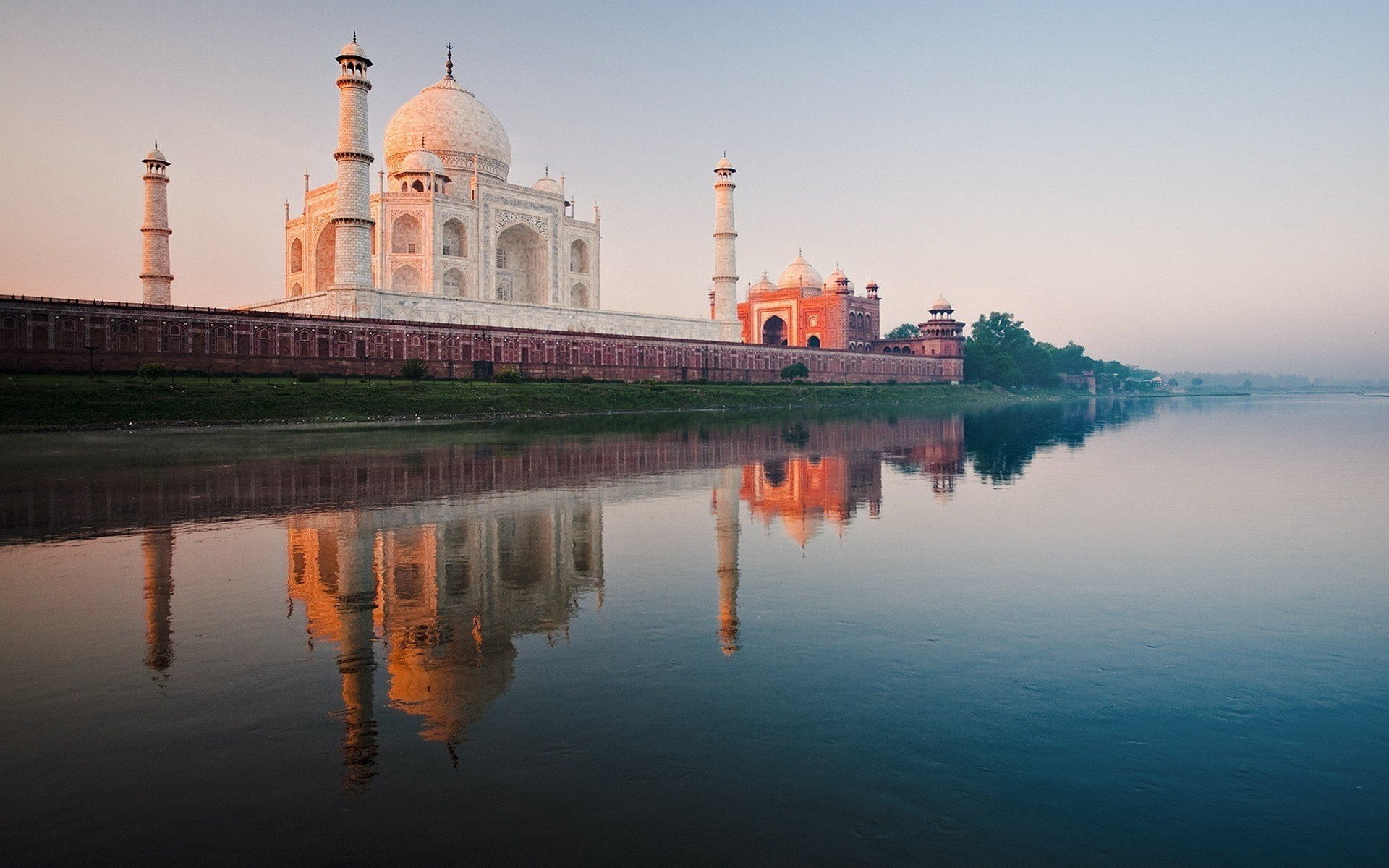 architectural, beauty, india, mahal, river, taj, yamuna