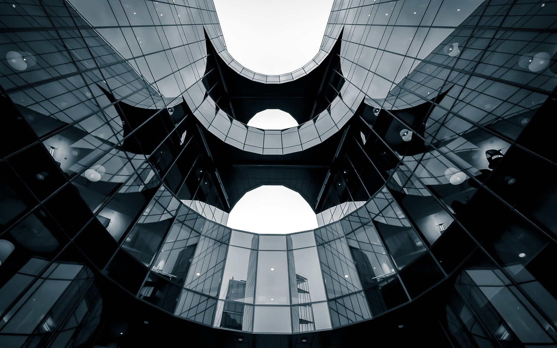 building, built structure, architecture, low angle view, modern