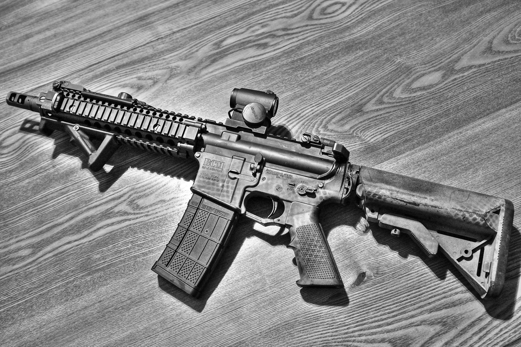 weapons, AR-15, BCM, assault rifle