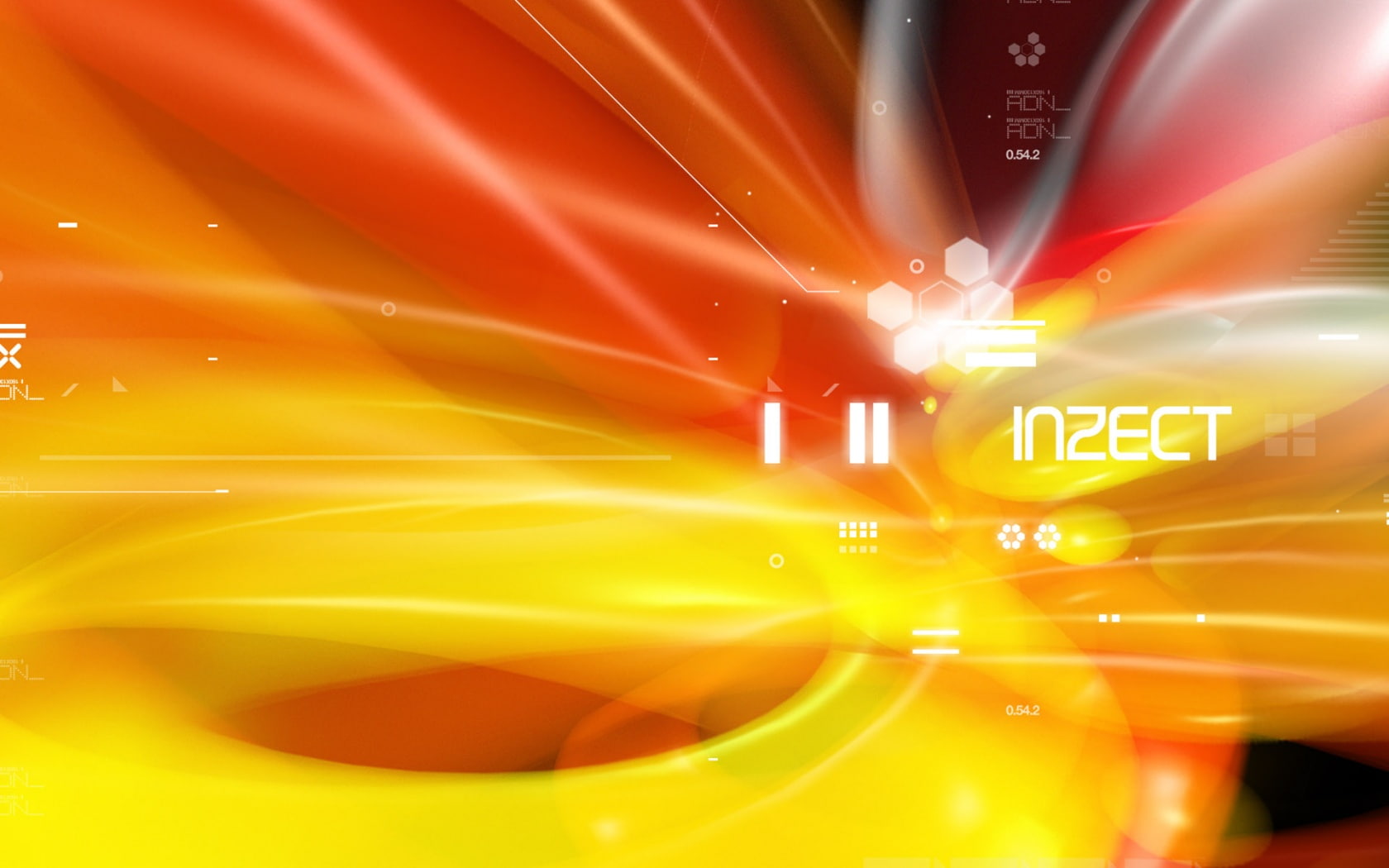 Fire Whirlpool HD, inzect graphic artwork, abstract, 3d