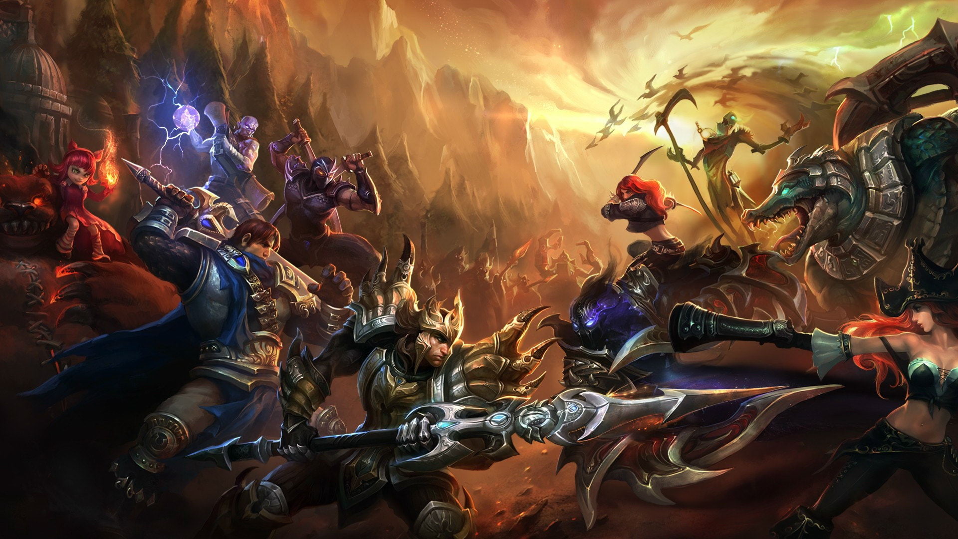 League Of Legends, LOL, Ghost, Warriors, Fighting