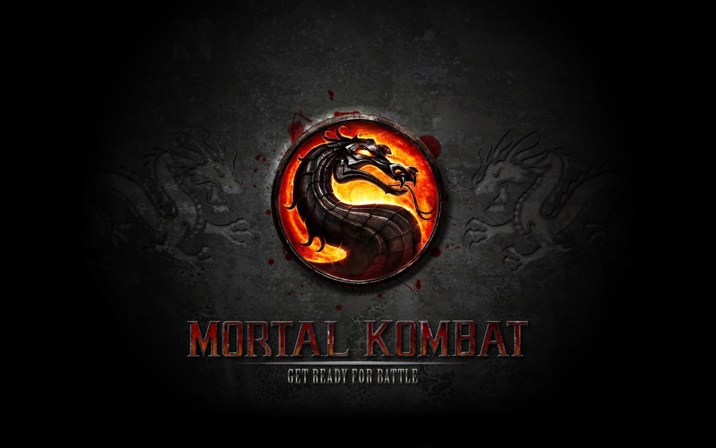 video games mortal kombat mortal kombat logo 1440x900  Video Games Mortal Kombat HD Art