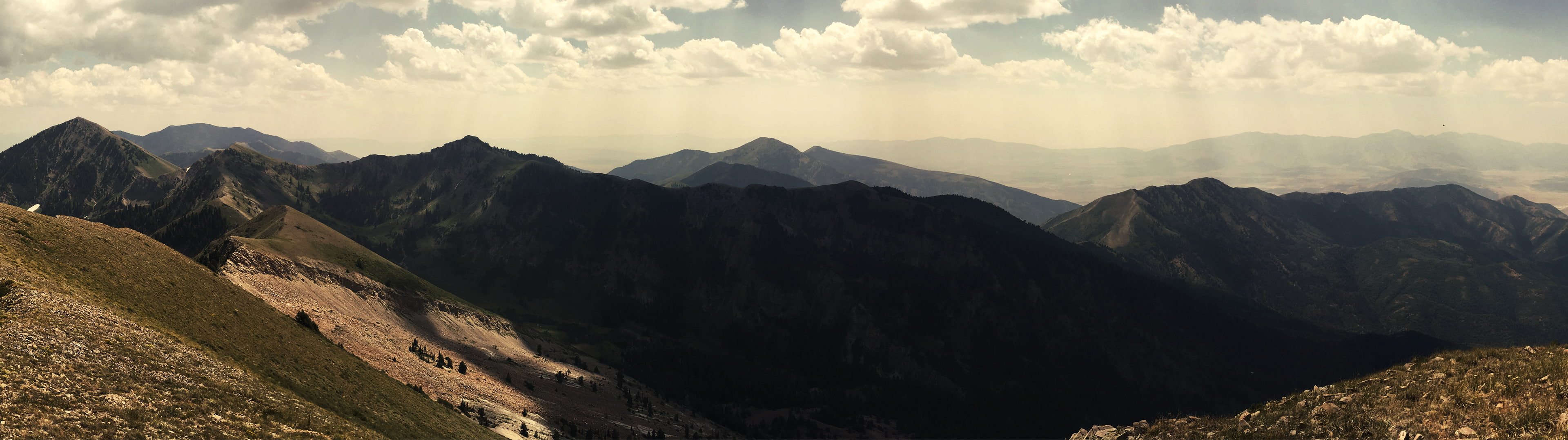 mountains, landscape, dual monitors, Utah, mountain range, sky