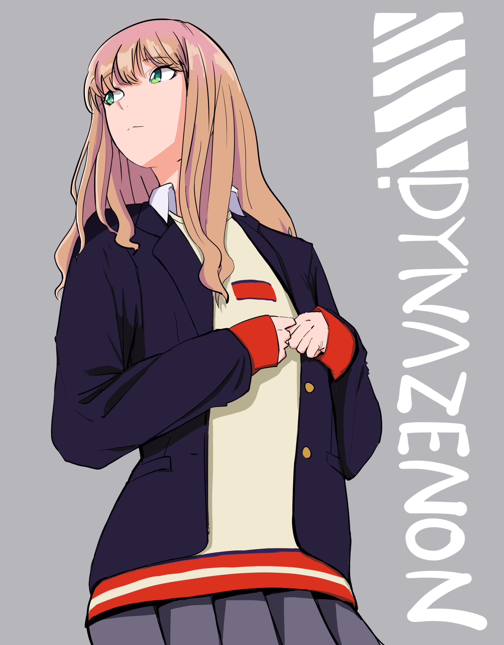 anime, anime girls, SSSS.Dynazenon, Minami Yume, school uniform