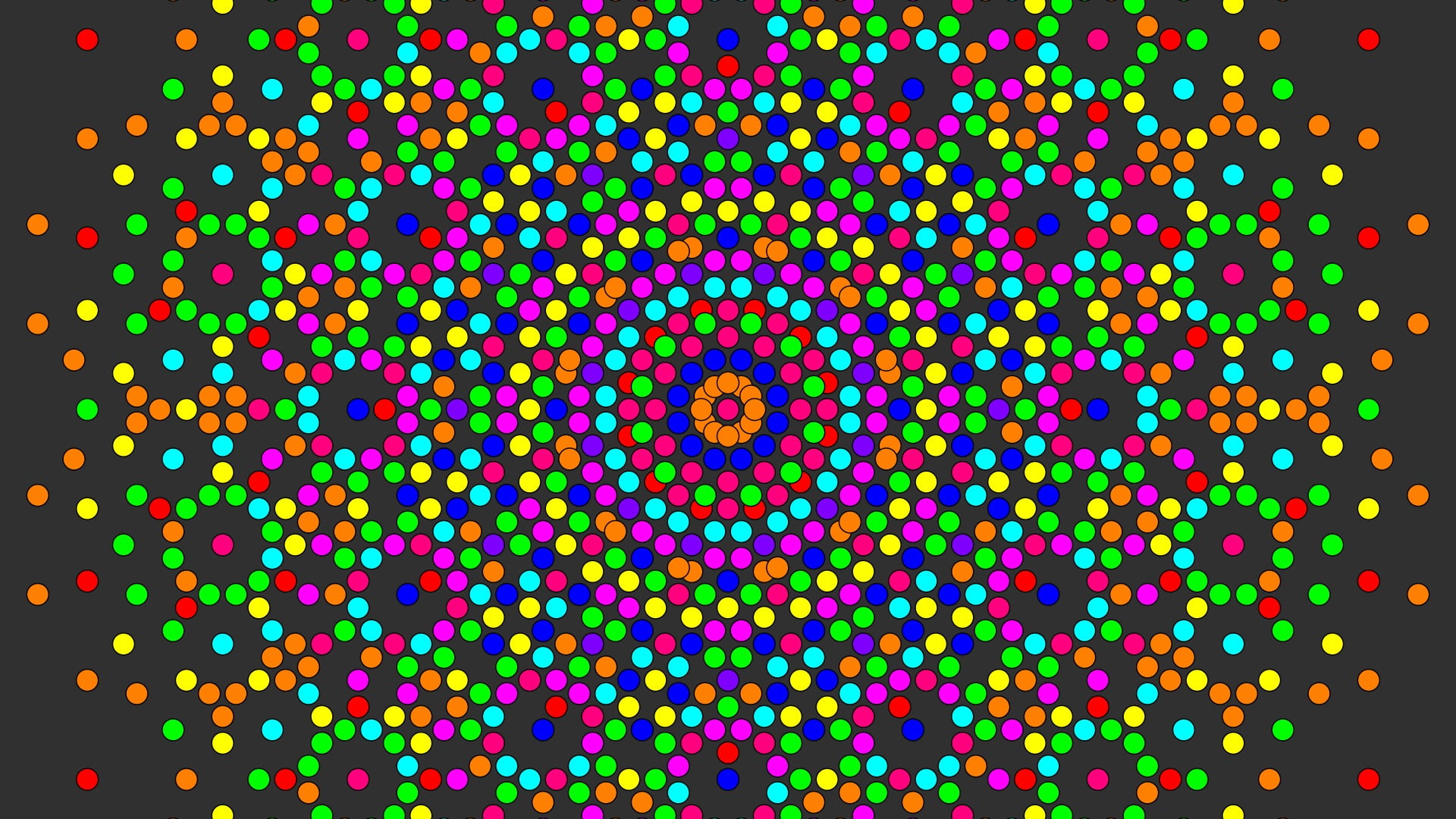 green, blue, and pink wallpaper, psychedelic, colorful, circle