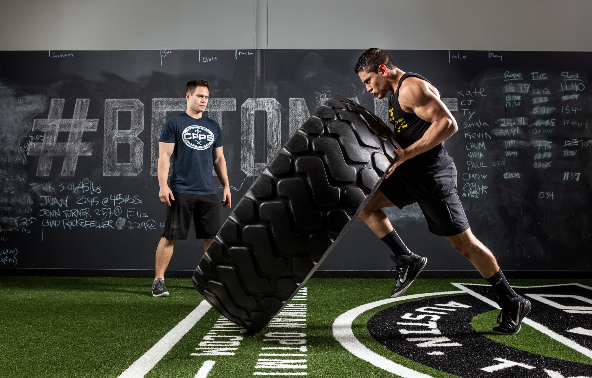 Crossfit, Tires, Muscle, Force, Athletes, sport, men, full length