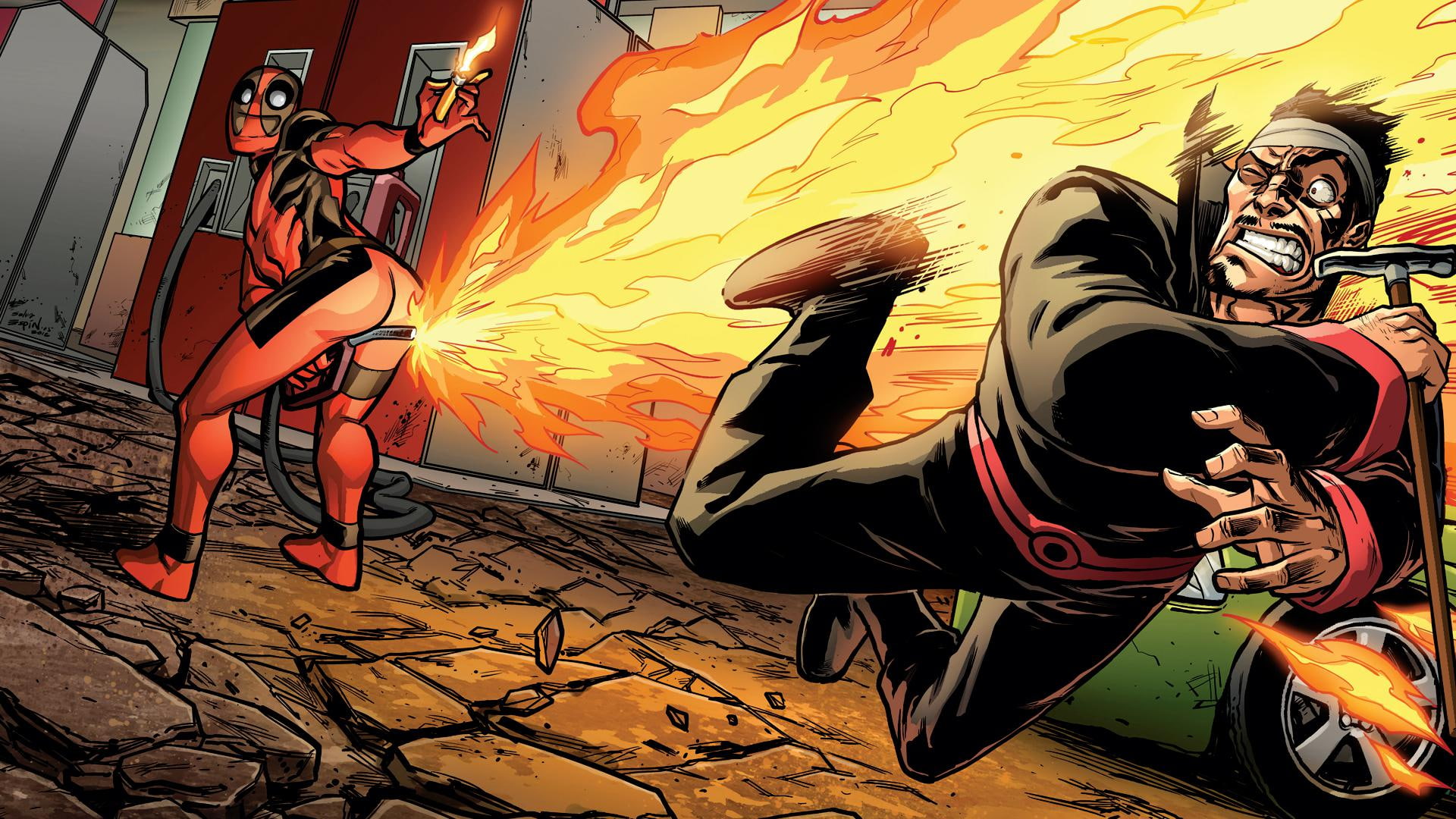 Deadpool Gas Fart Marvel Android, comics