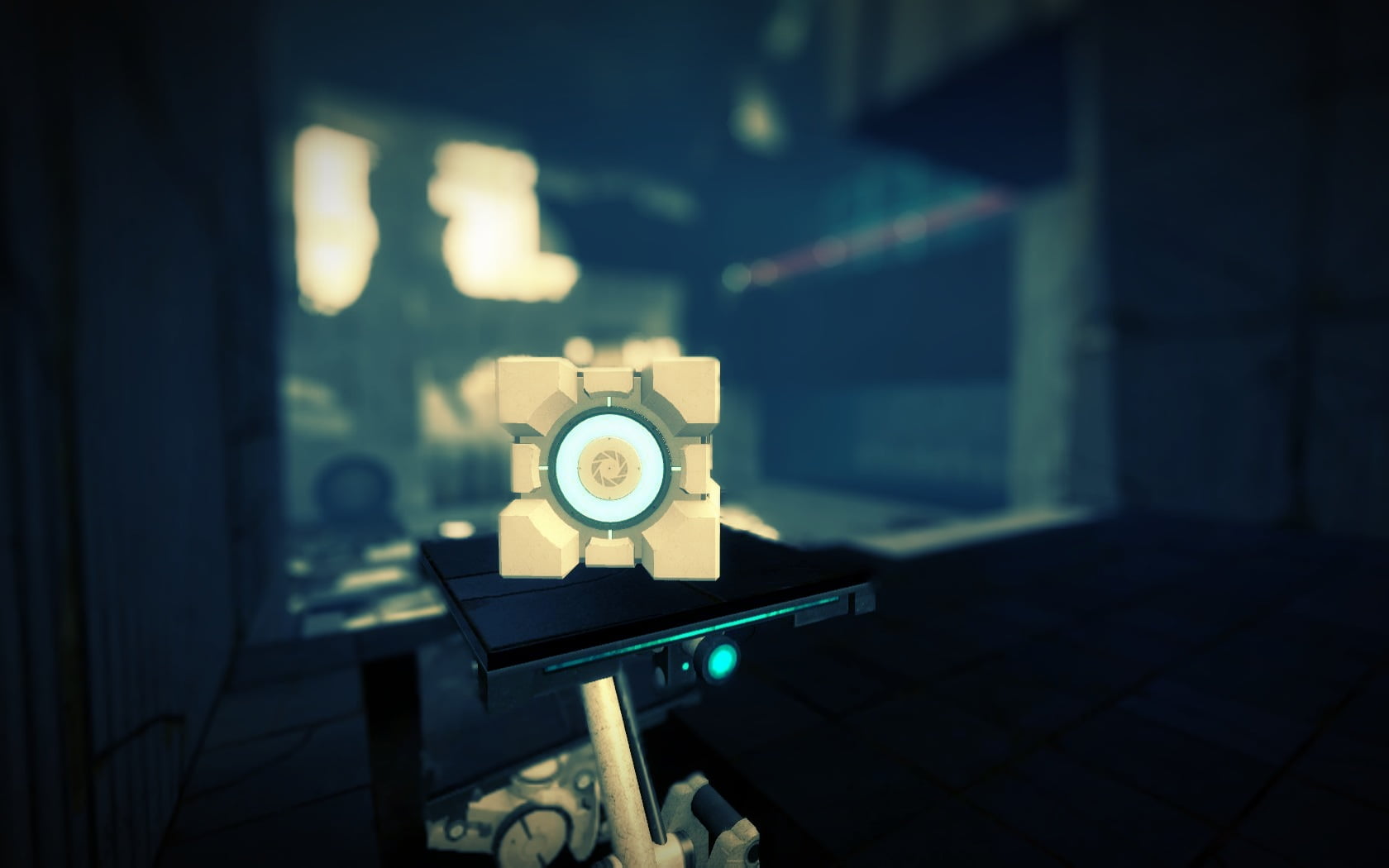 white wooden cube, Portal (game), Companion Cube, video games