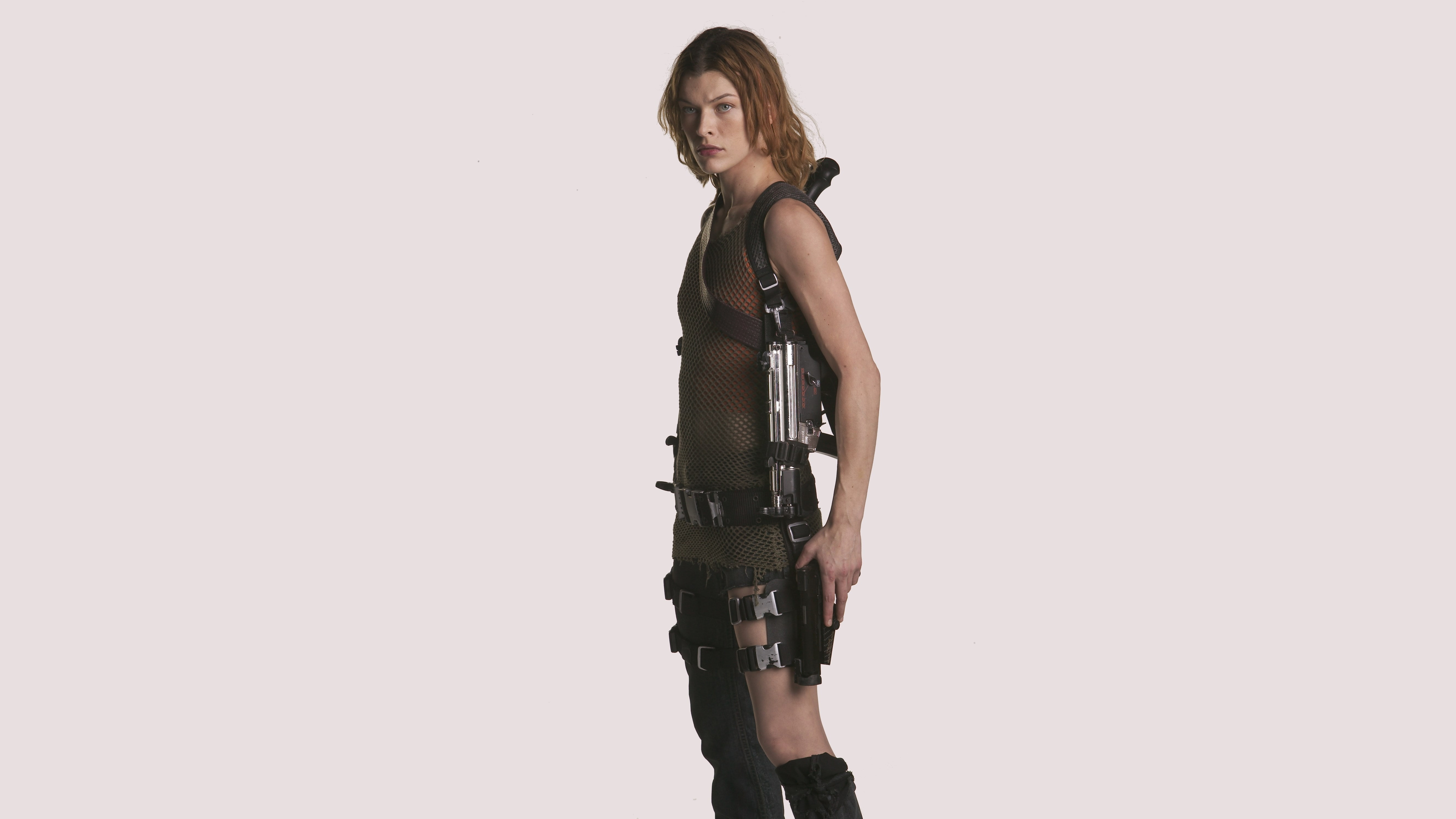 resident evil apocalypse, portrait, one person, looking at camera