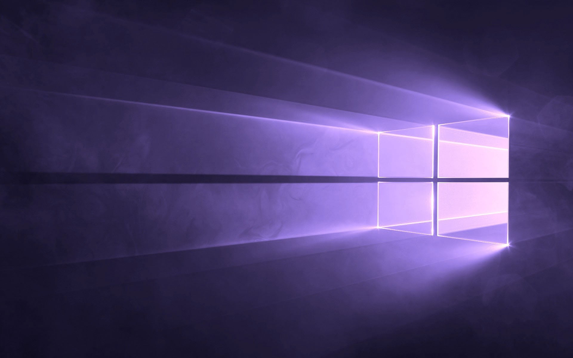 Windows 10, Microsoft Windows, operating system, logo, purple