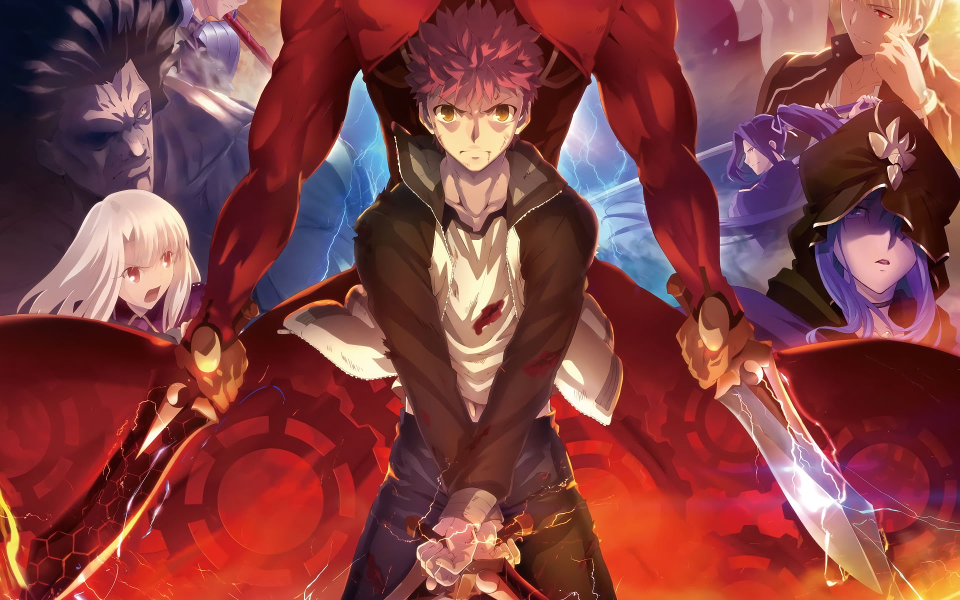 anime characters digital wallpaper, Fate Series, Fate/Stay Night: Unlimited Blade Works