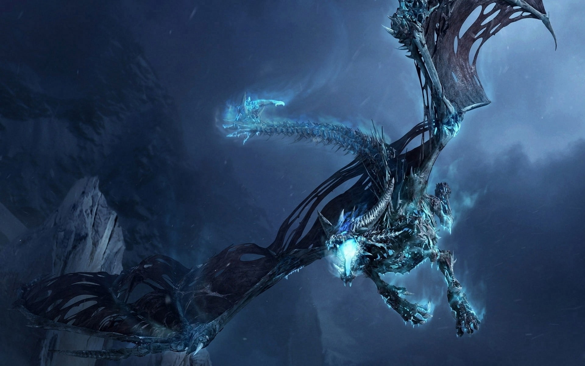 dragon digital wallpaper, World of Warcraft: Wrath of the Lich King