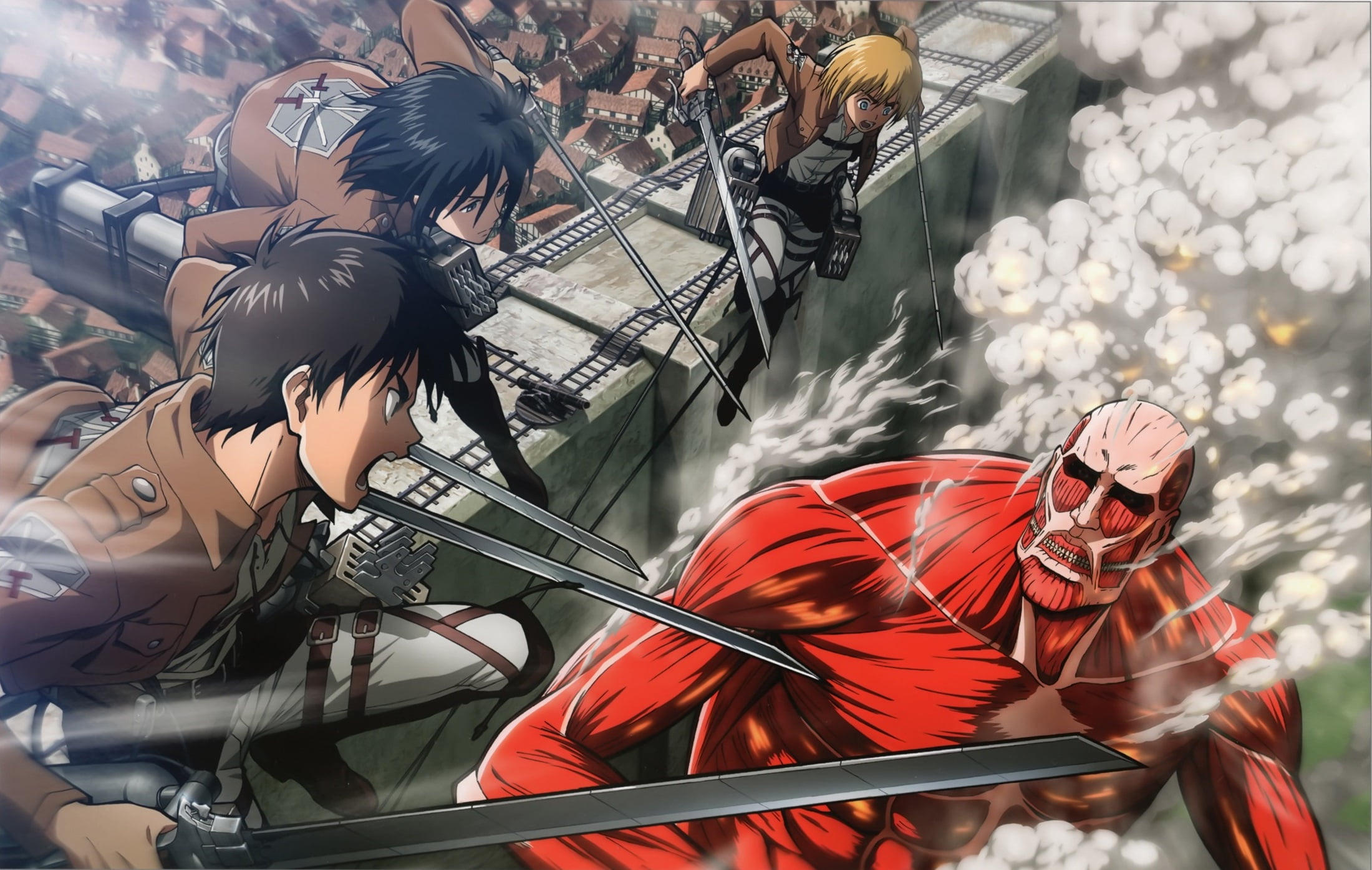 Anime, Attack On Titan, Armin Arlert, Bertolt Hoover, Black Hair