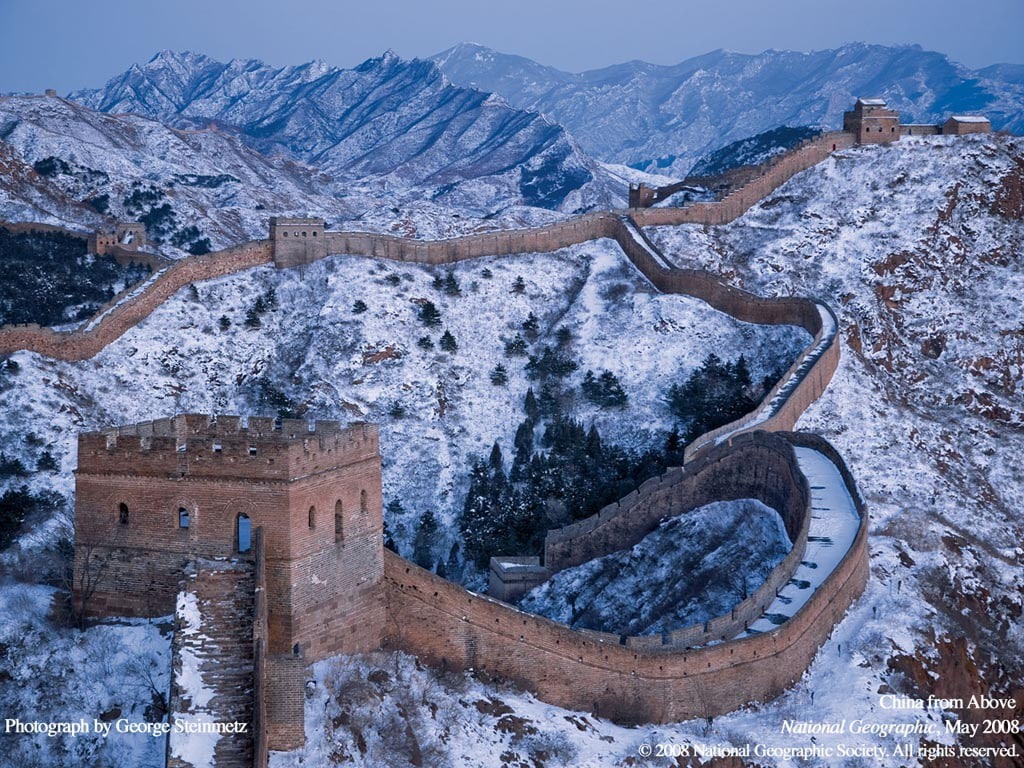Asia, architecture, building, ancient, Great Wall of China