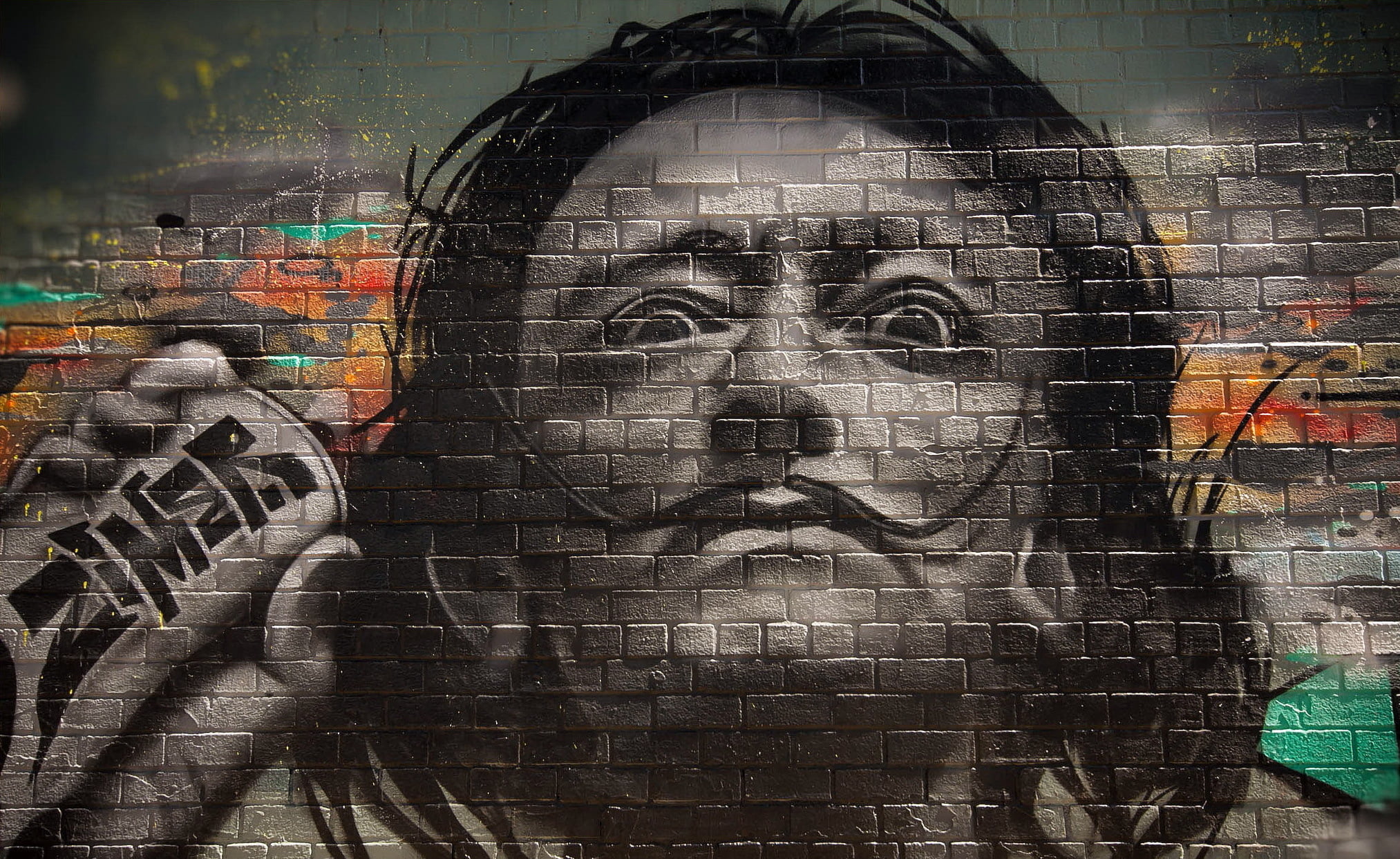 graffiti art, wall, picture, grafiti, Salvador Dali, art and craft