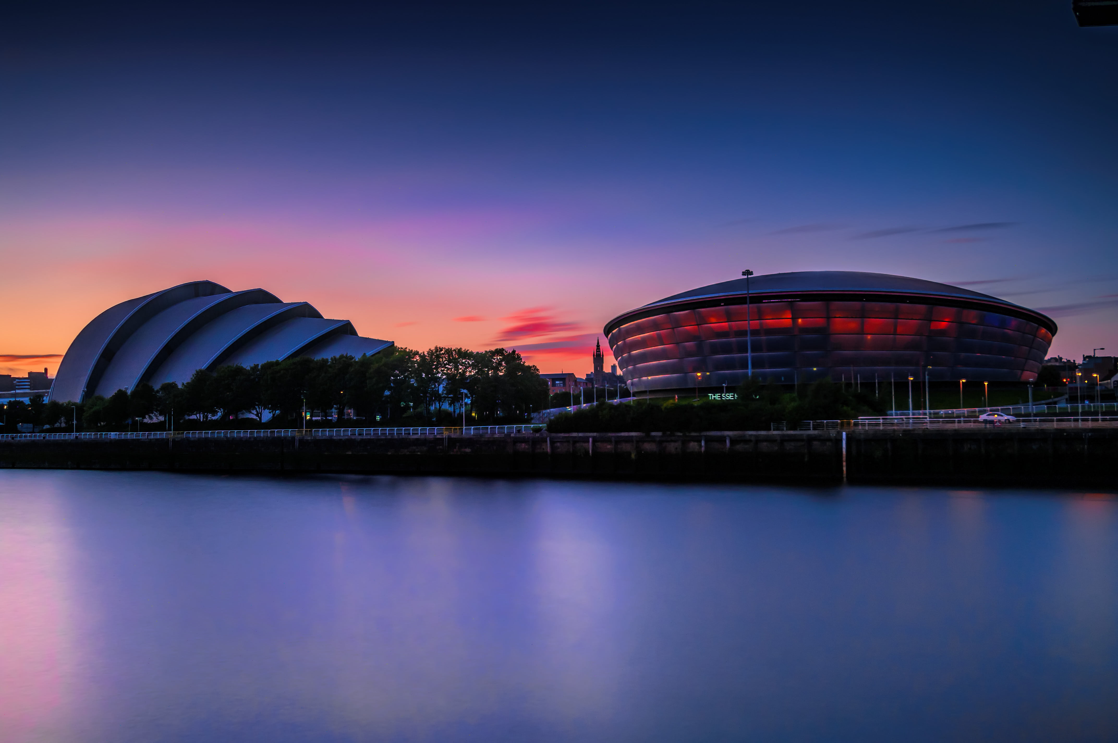 view of the Sydney Opera House from top of water at sunset, SSE Hydro