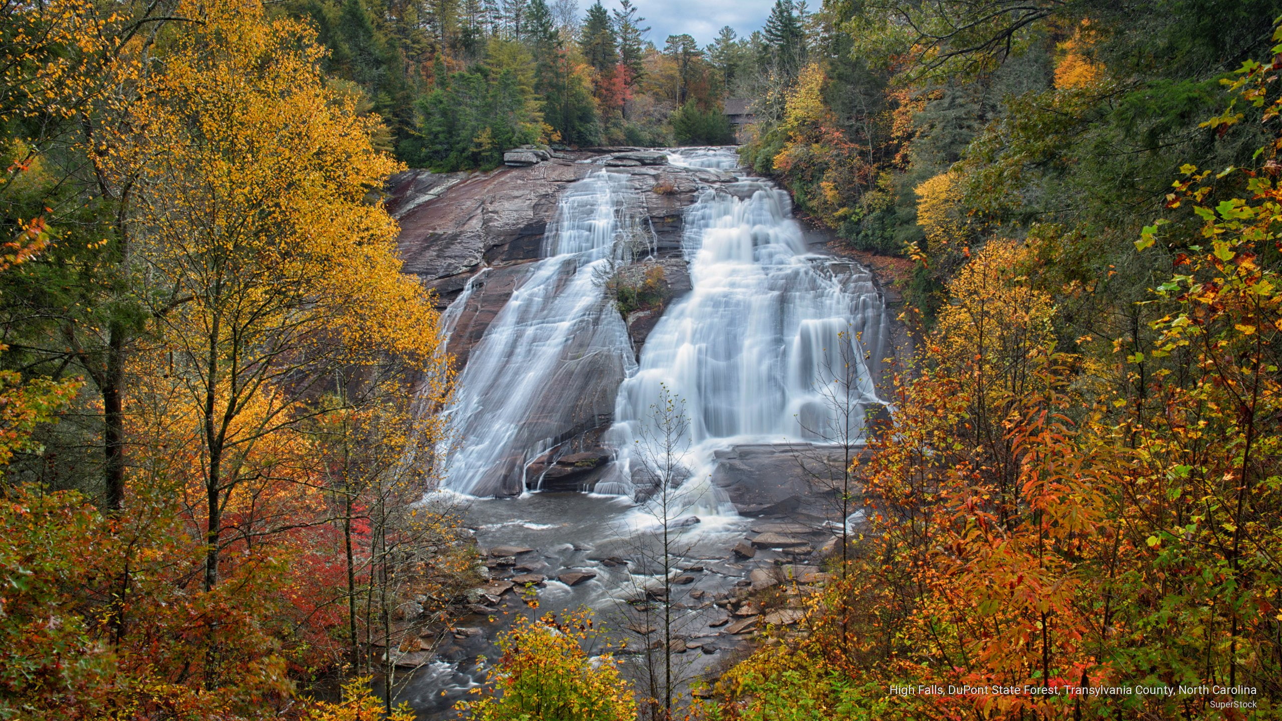 High Falls, DuPont State Forest, Transylvania County, North Carolina