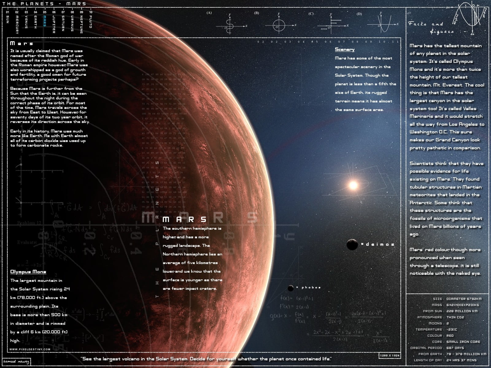 Mars planet chart, infographics, space, astronomy, planet earth