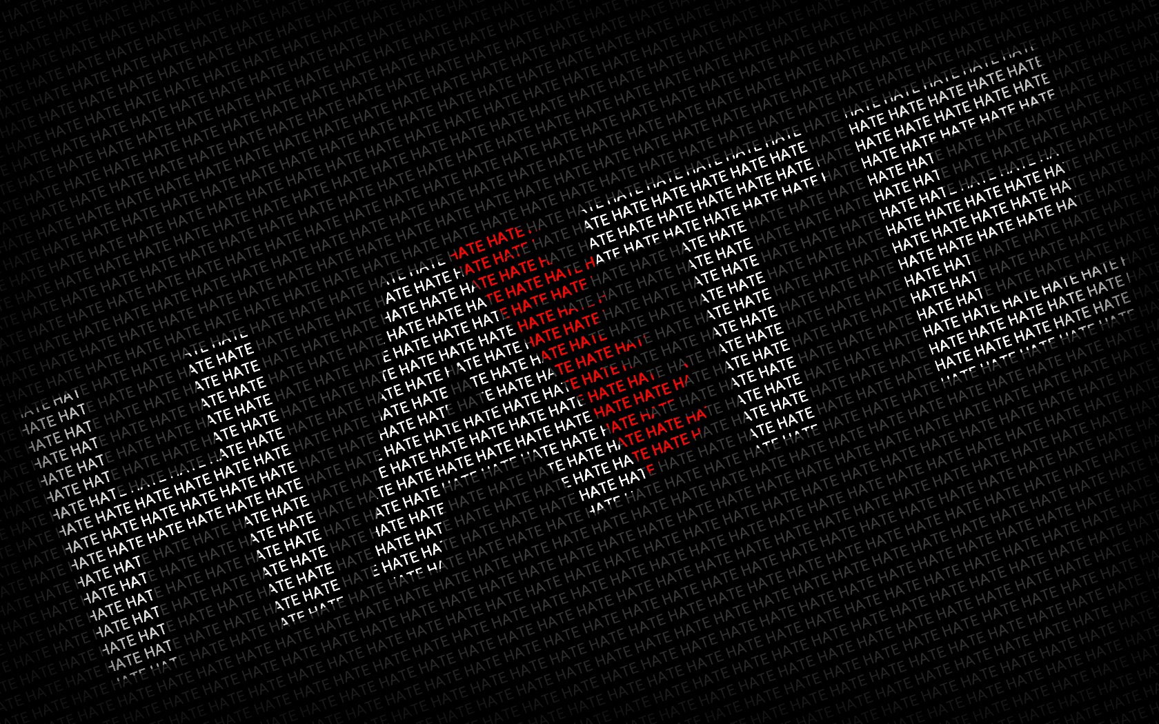 hate, text, Typography, wall
