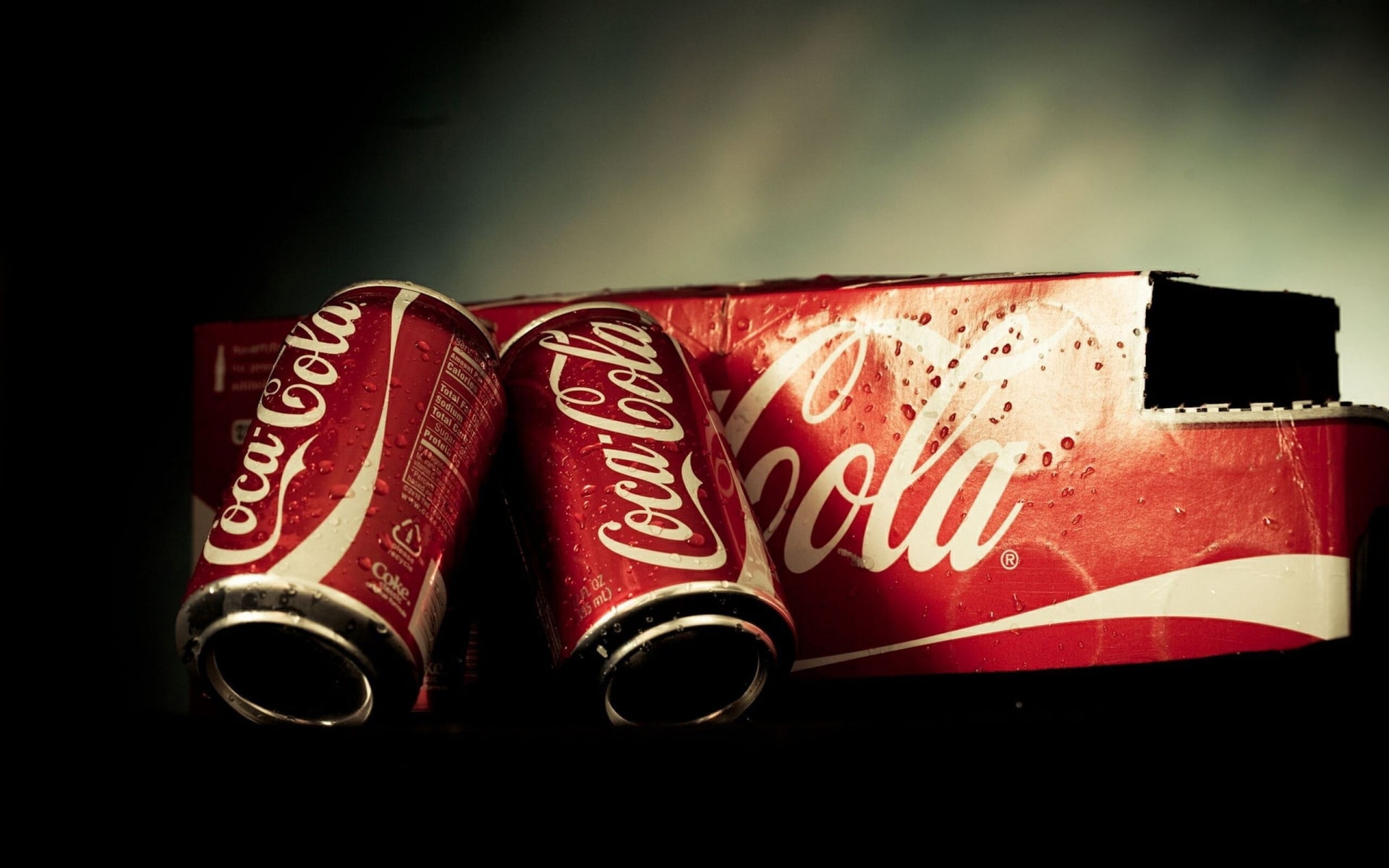 Coca Cola Dose, coke, drink, juice, background, vintage