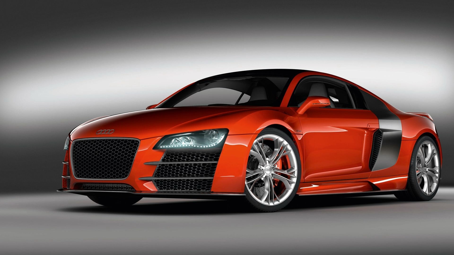 red Audi coupe, car, red cars, motor vehicle, mode of transportation