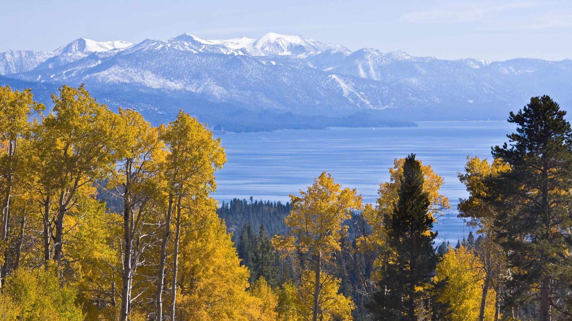autumn, california, lake, tahoe