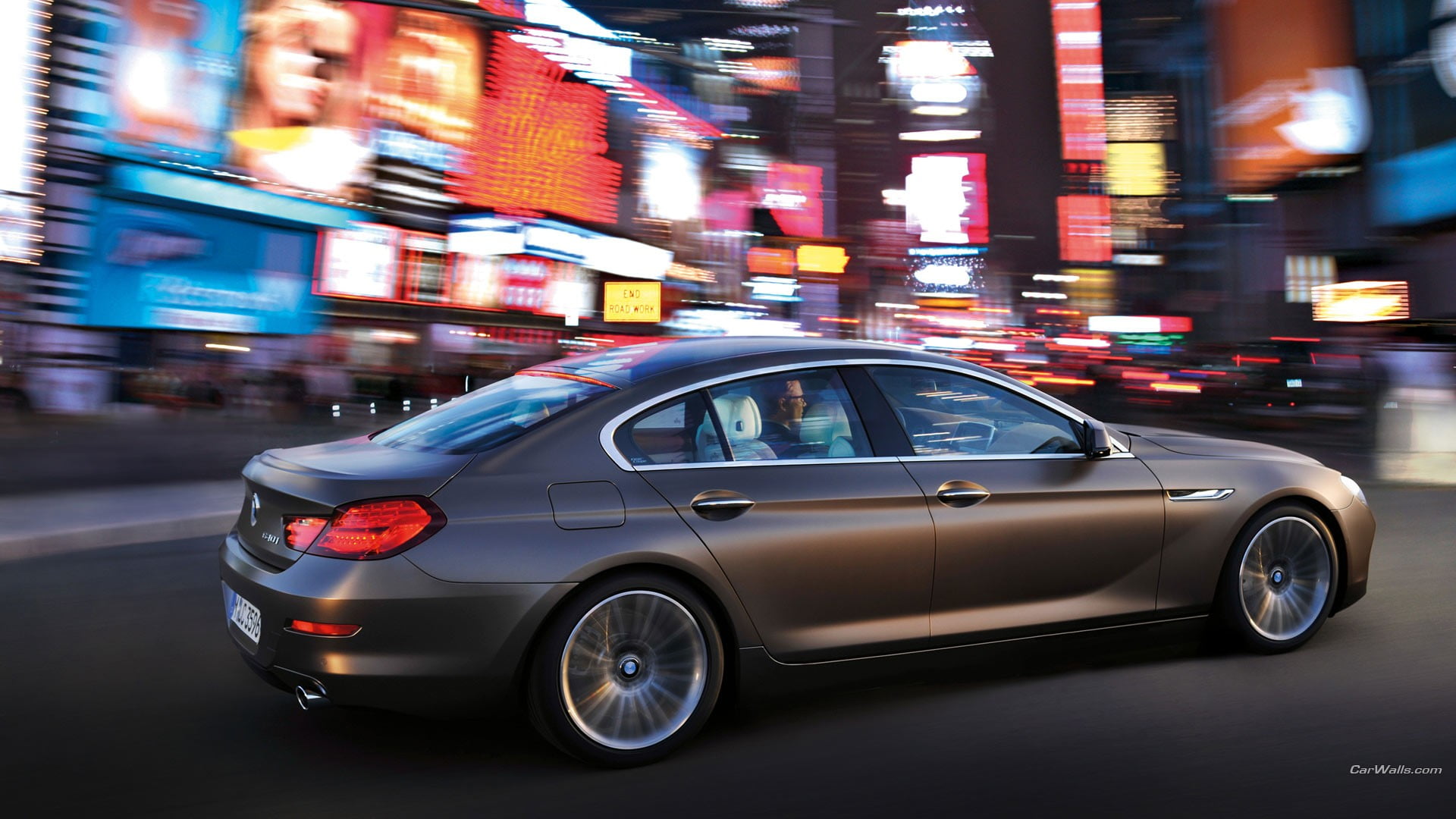 gray 5-door hatchback, BMW 6, city, car, vehicle, motor vehicle