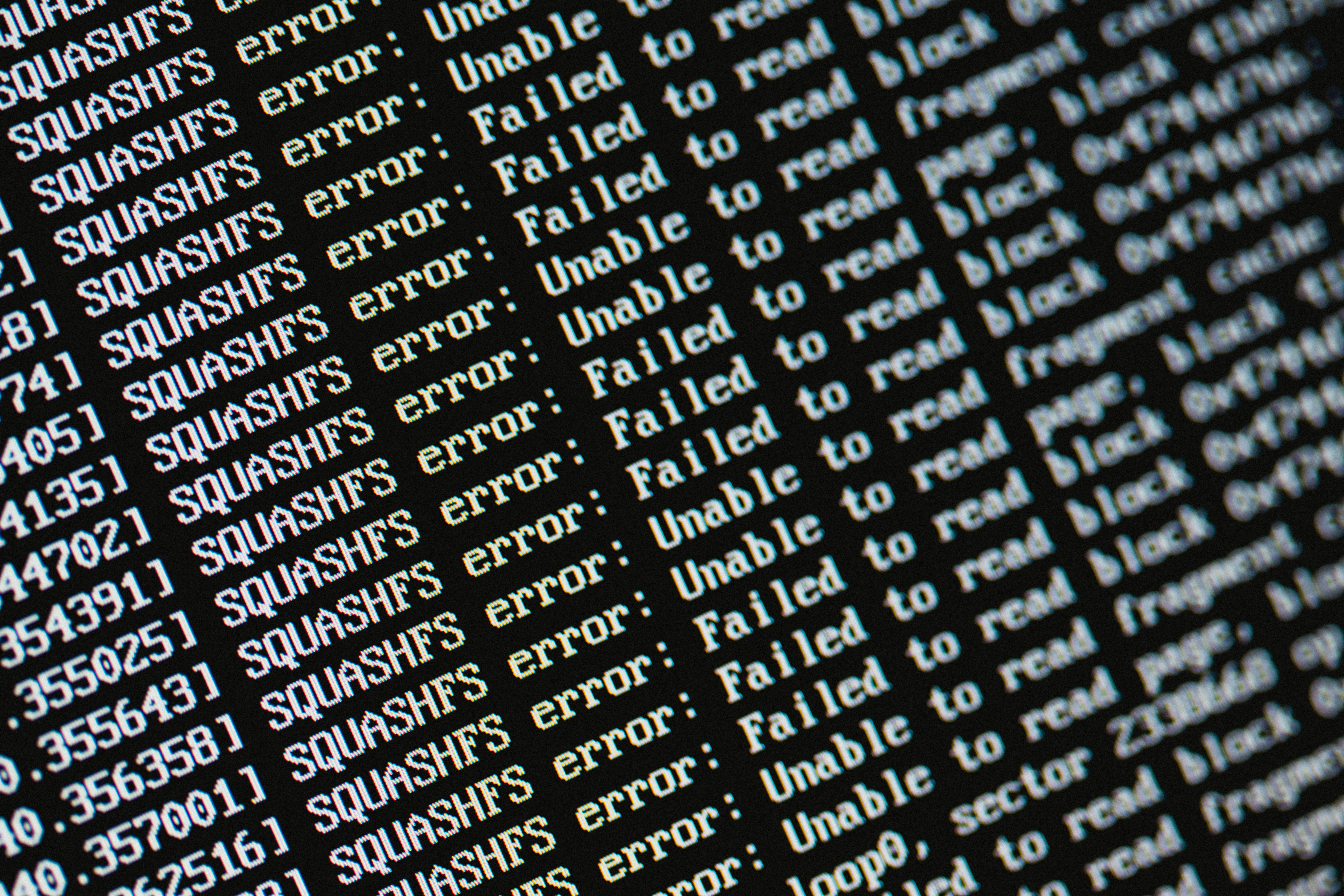 errors, Linux, computer, writing