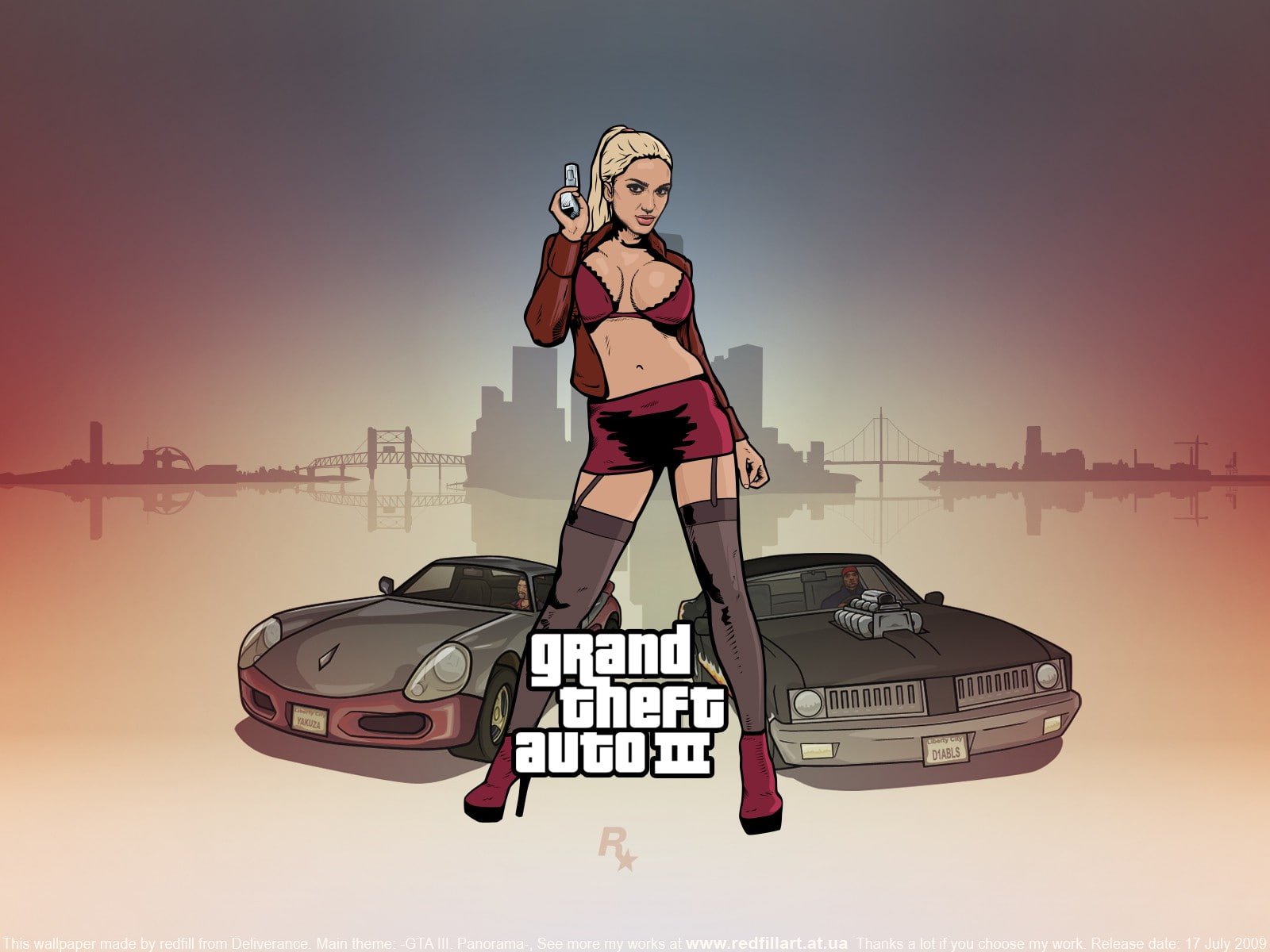 Grand Theft Auto GTA HD, video games