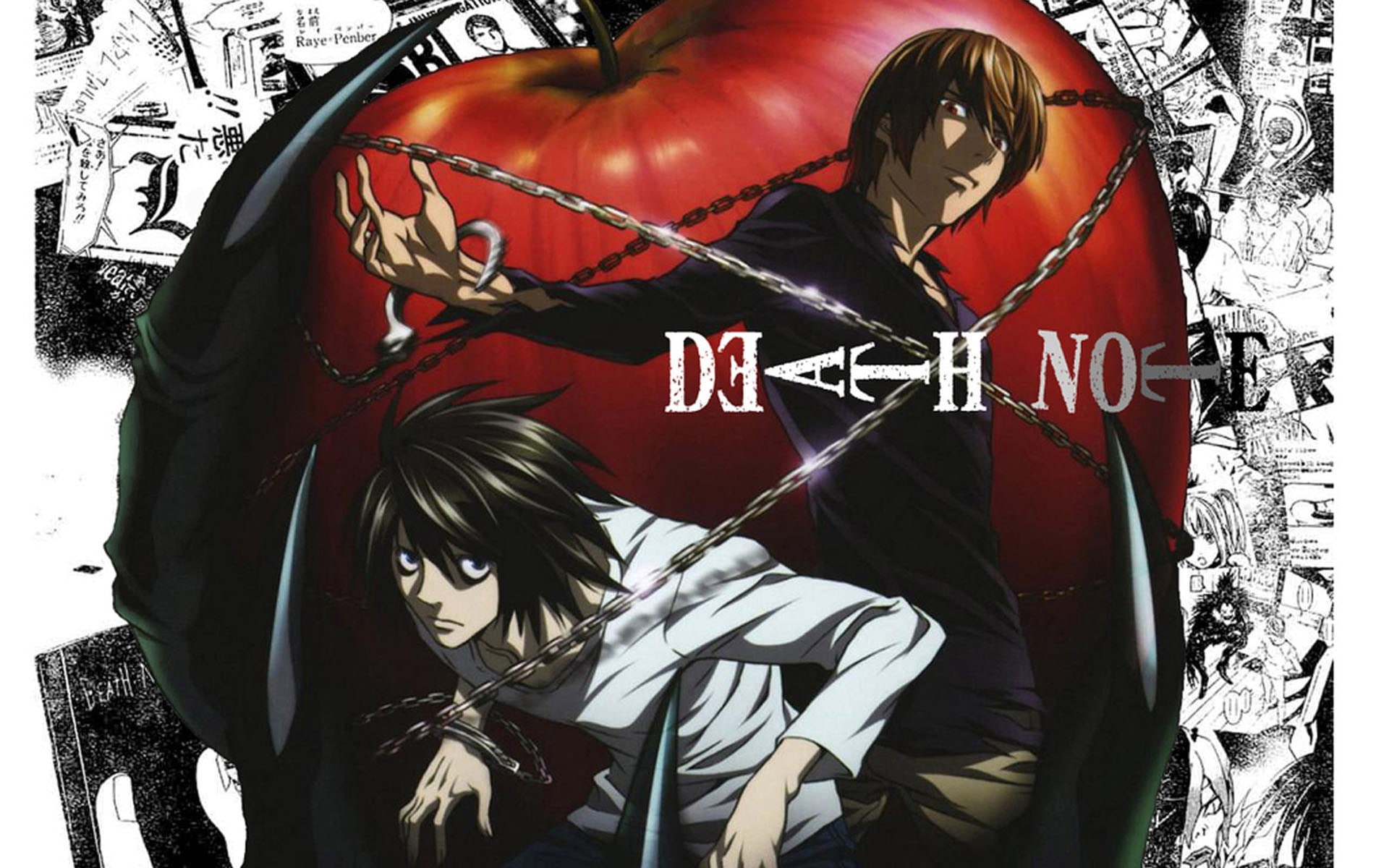 Death Note, Yagami Light, Lawliet L, anime