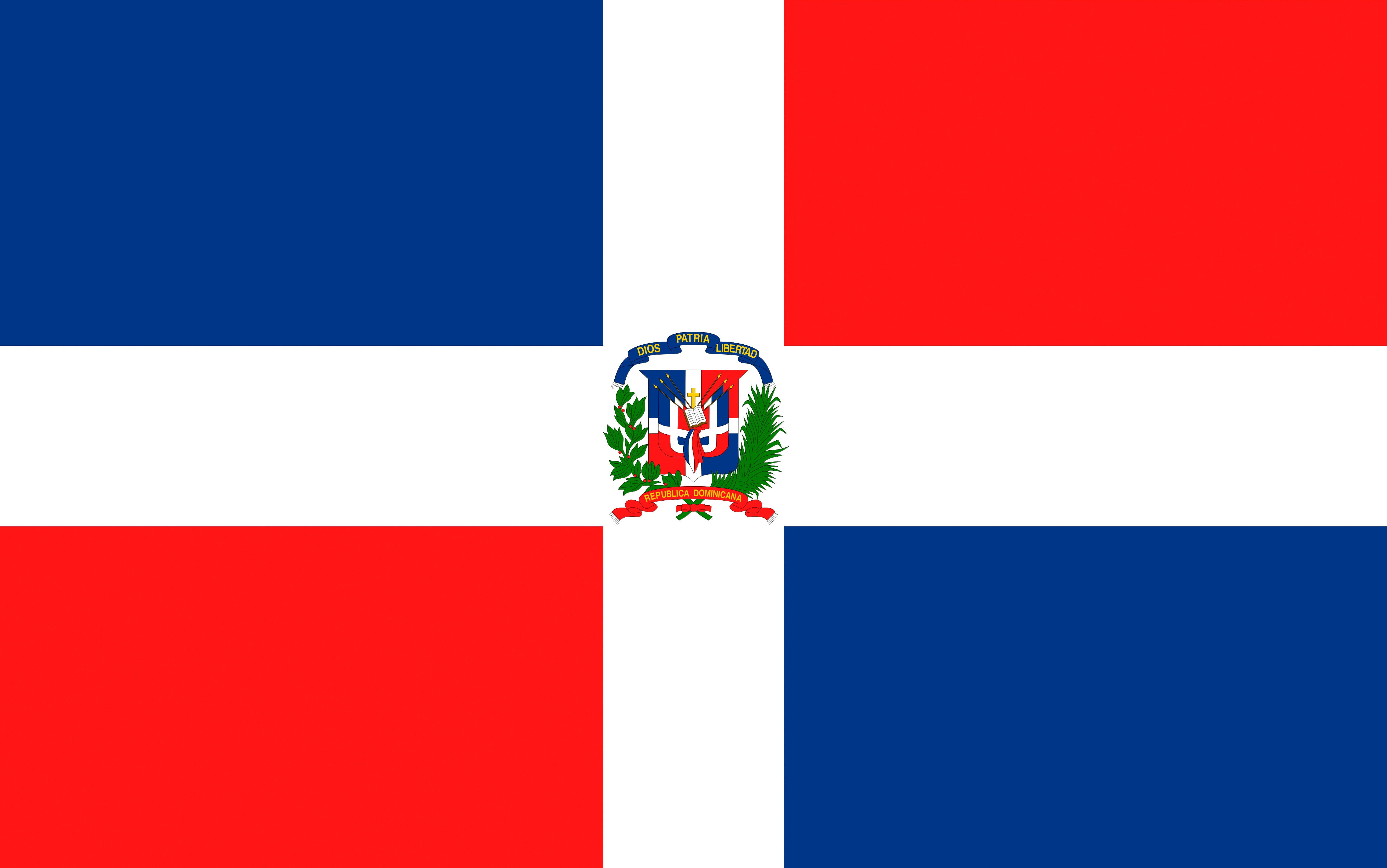 flag, coat of arms, Dominican Republic