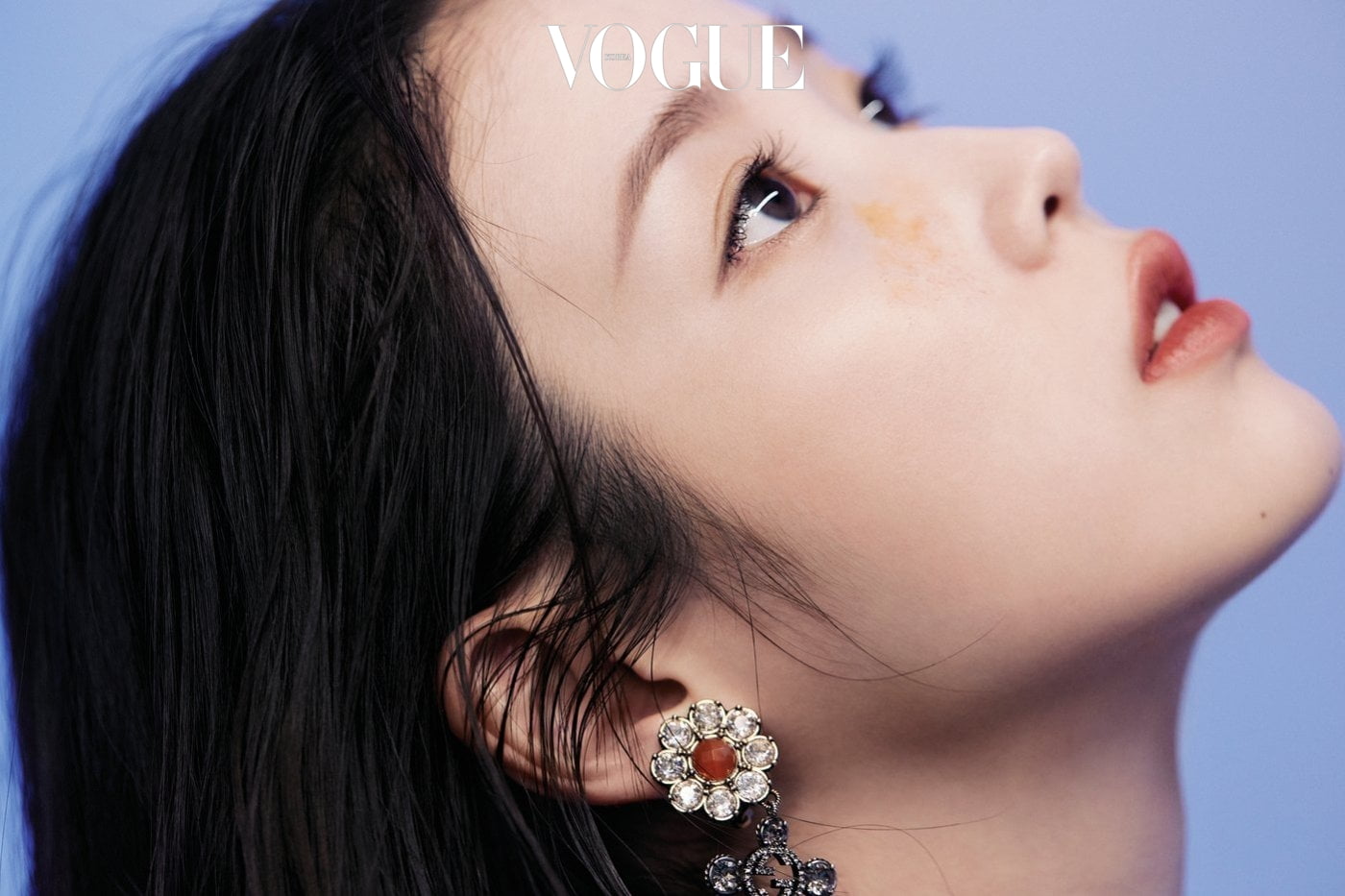 IU, face, Vogue magazine, closeup