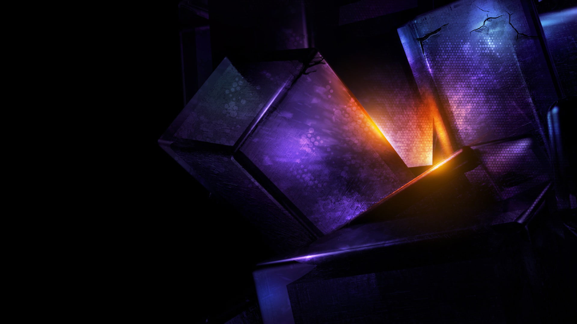 light, abstraction, render, indoors, illuminated, glowing, dark